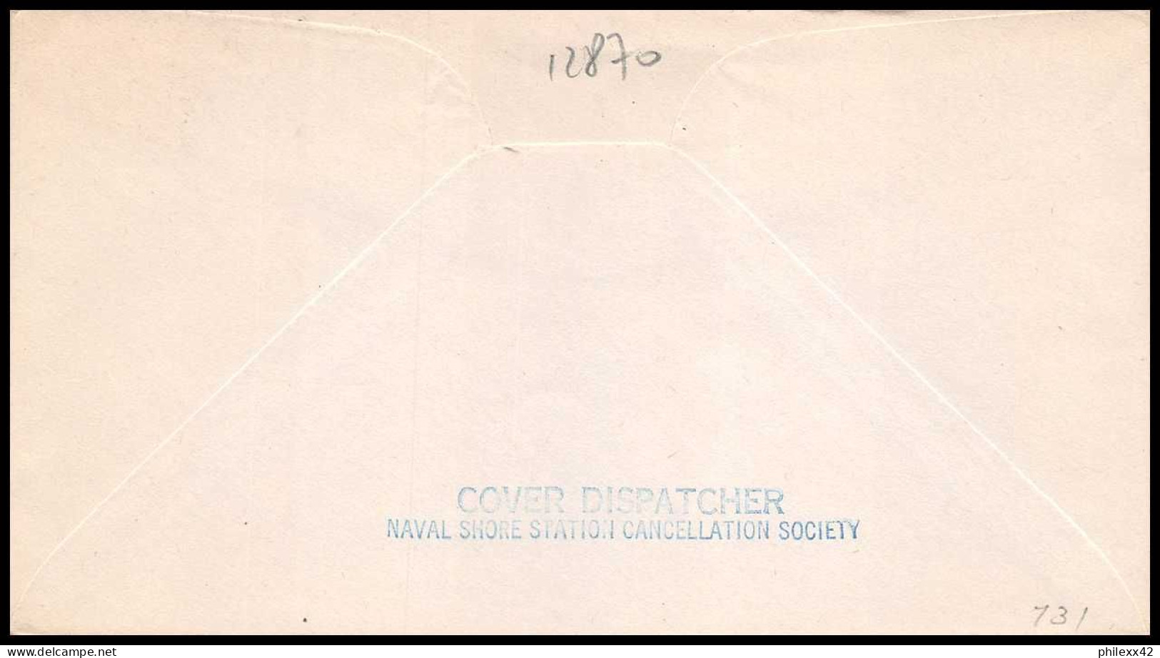 12870 Navy 11027 Brownsville Texas 1943 Usa états Unis Lettre Naval Cover  - Brieven En Documenten