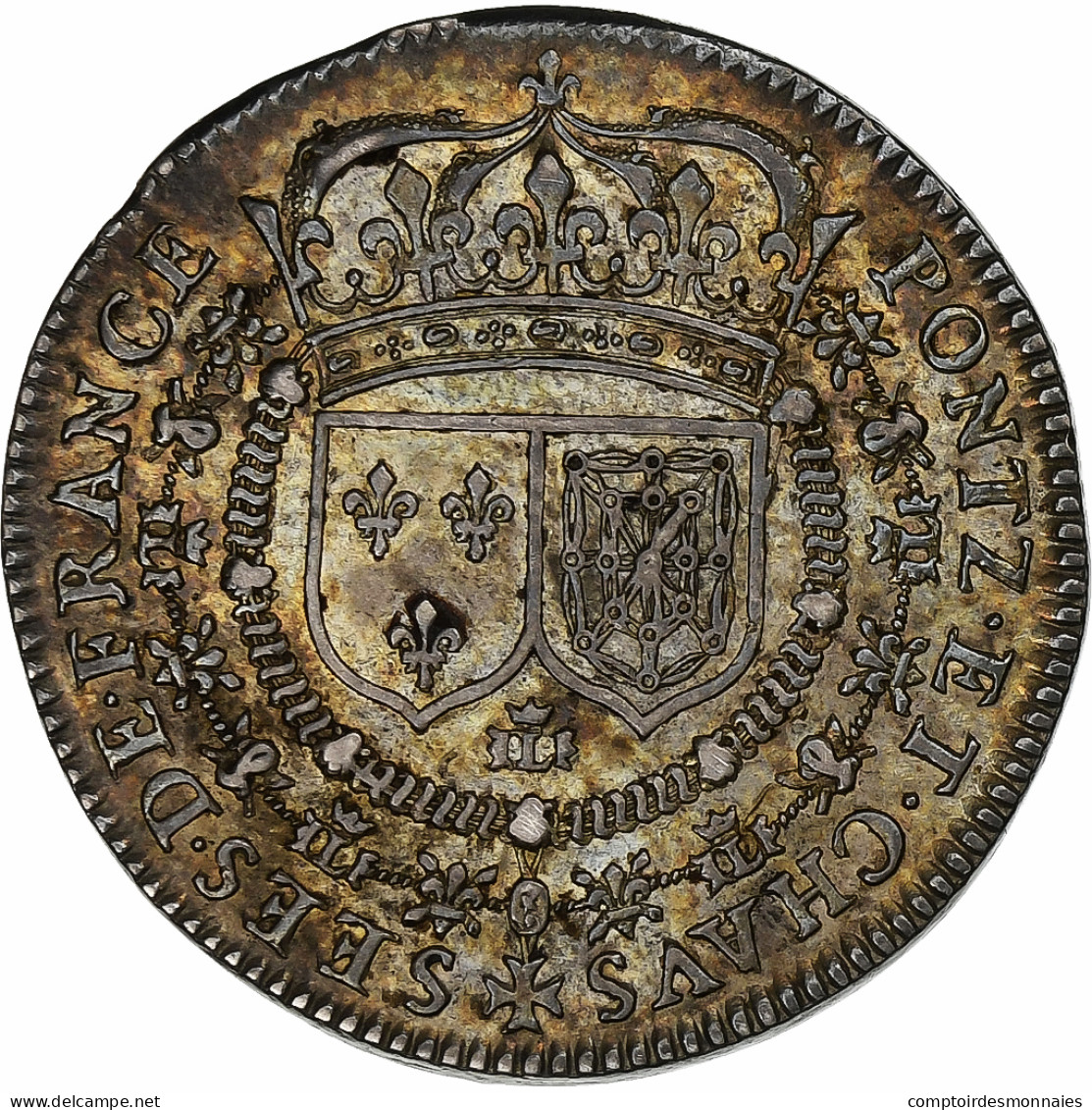 France, Jeton, Louis XIV, Ponts Et Chaussées De France, 1668, Argent, TTB+ - Autres & Non Classés