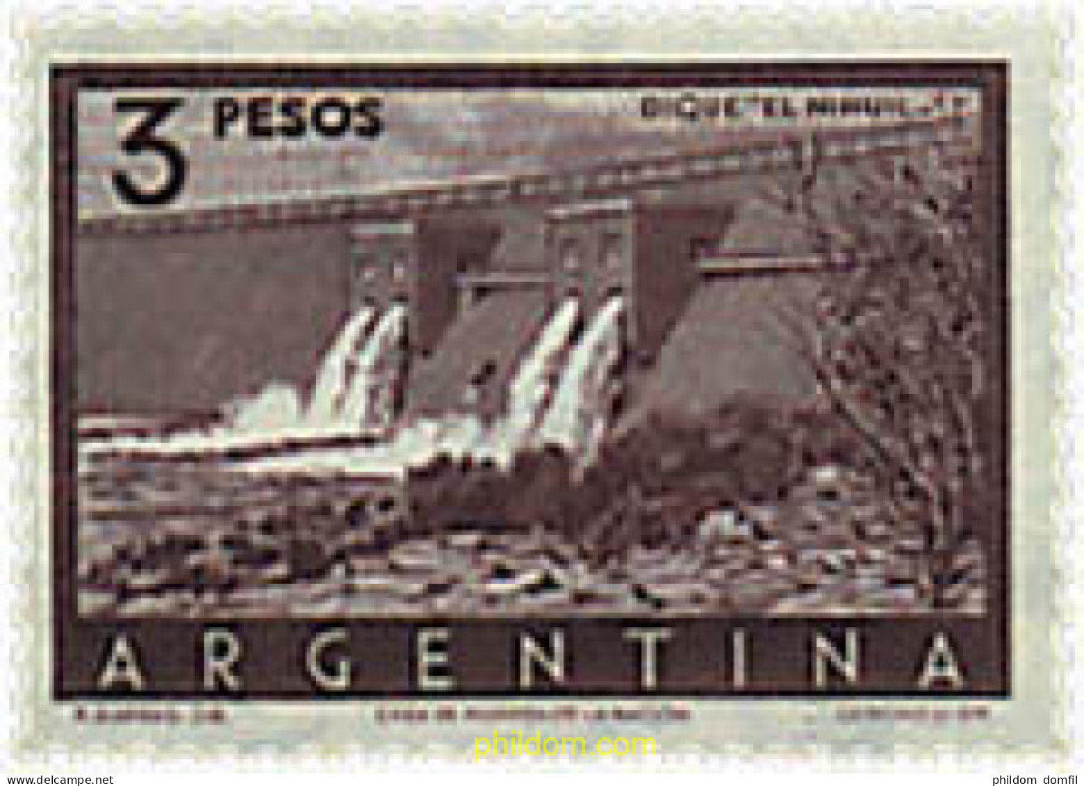 729415 HINGED ARGENTINA 1954 SERIE CORRIENTE - Ongebruikt