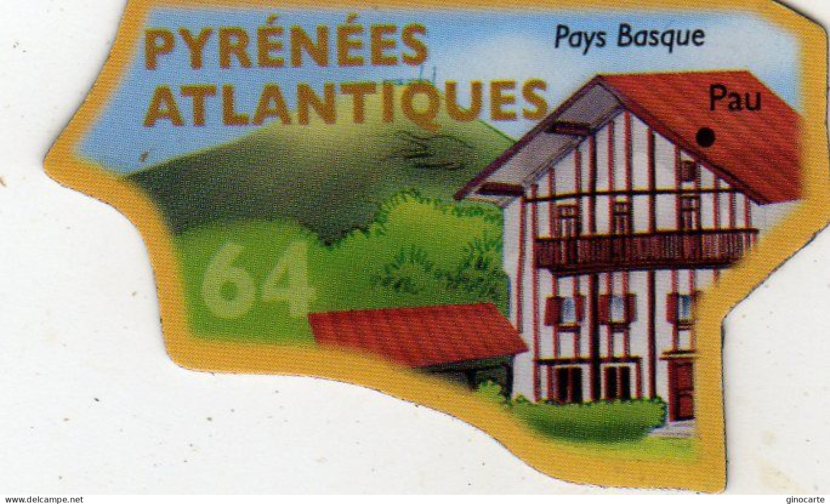 Magnets Magnet Le Gaulois Departement France 64 Pyrenees Atlantique - Toerisme