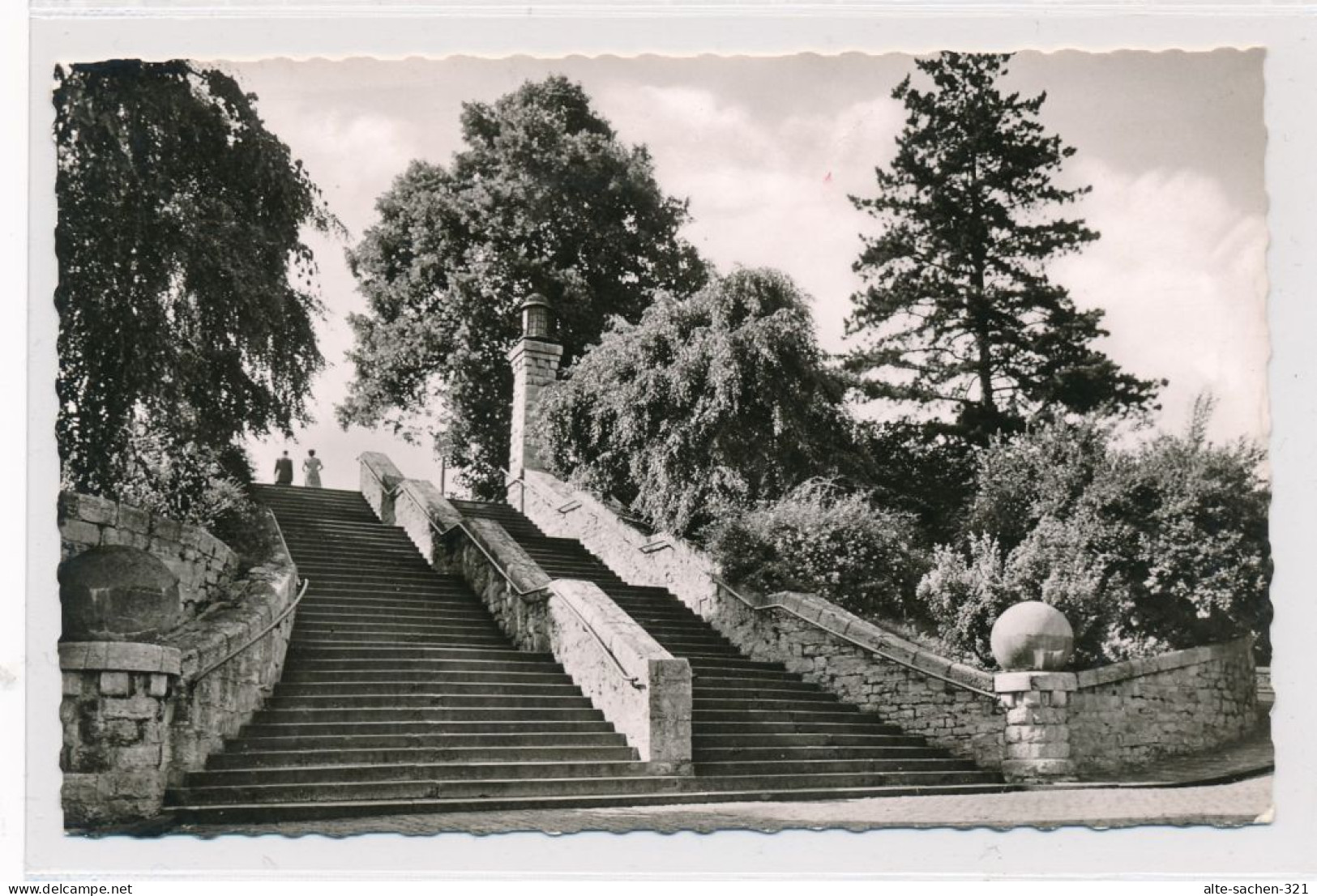 AK Um 1960 Treppe Auf Den Schützenberg Johannisberg Bielefeld - Bielefeld