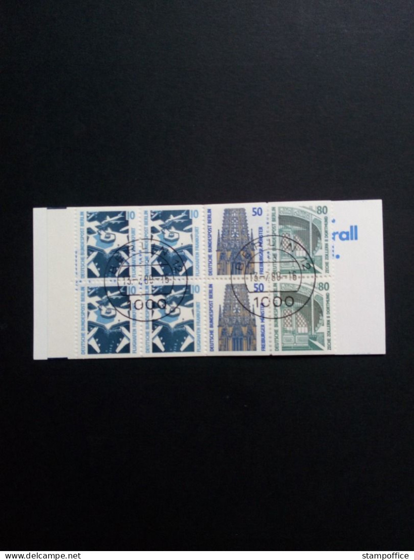 BERLIN MH 14 GESTEMPELT(USED) SEHENSWÜRDIGKEITEN 1989 STEMPEL BERLIN - Carnets