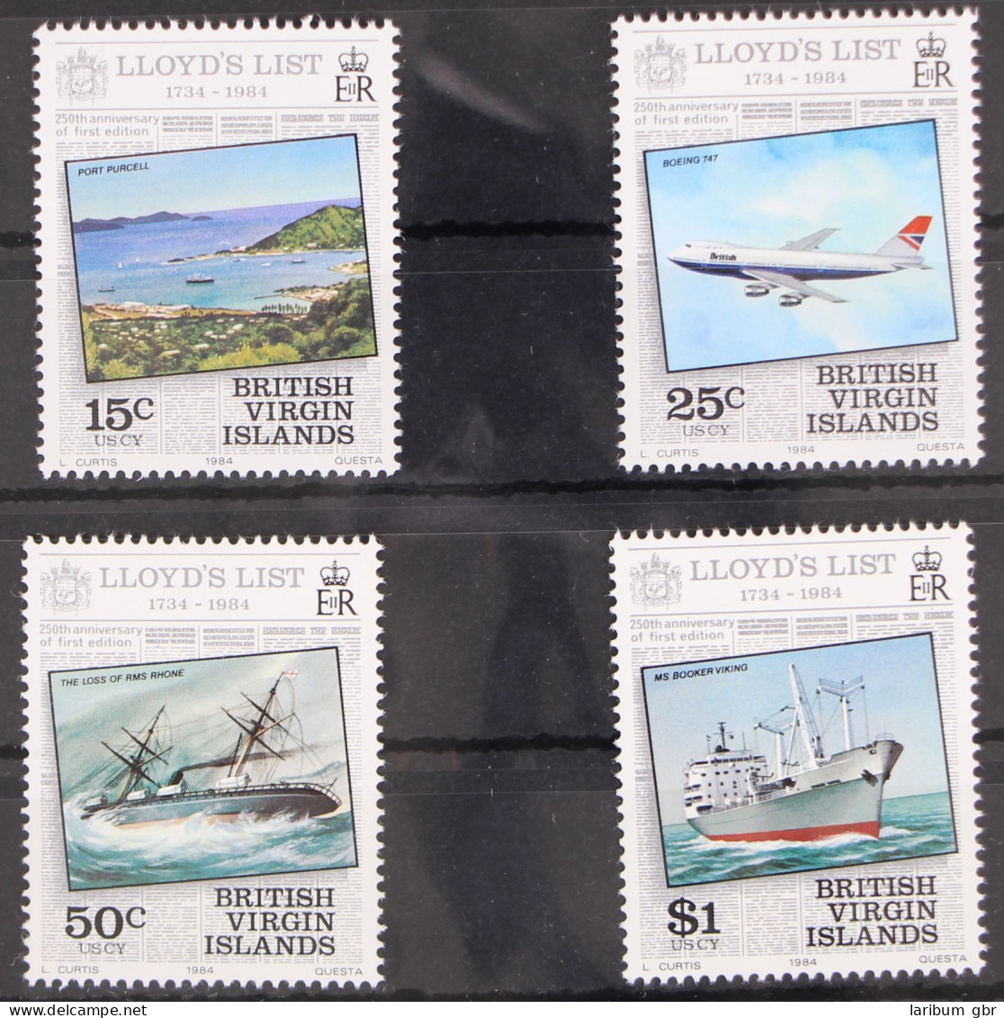 Jungferninseln 468-471 Postfrisch Schifffahrt #GN196 - British Virgin Islands