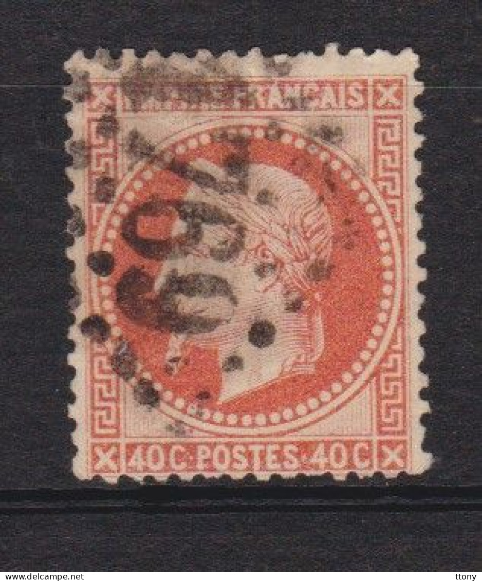 Un Timbre N° 32    Napoléon III   Lauré   Oblitéré   40 C Orange - 1863-1870 Napoléon III. Laure