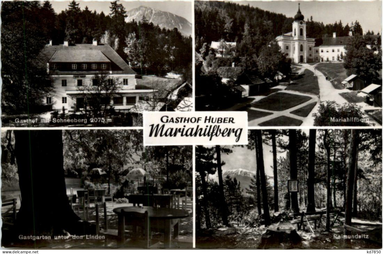 Mariahilfberg, Gasthof Huber, Div. Bilder - Wiener Neustadt