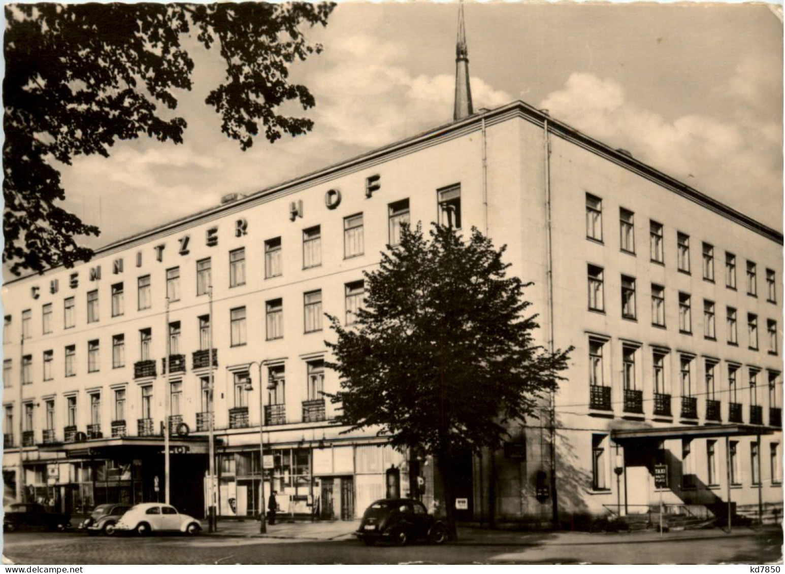 Karl-Marx-Stadt, Ho-Hotel Chemnitzer Hof - Chemnitz (Karl-Marx-Stadt 1953-1990)