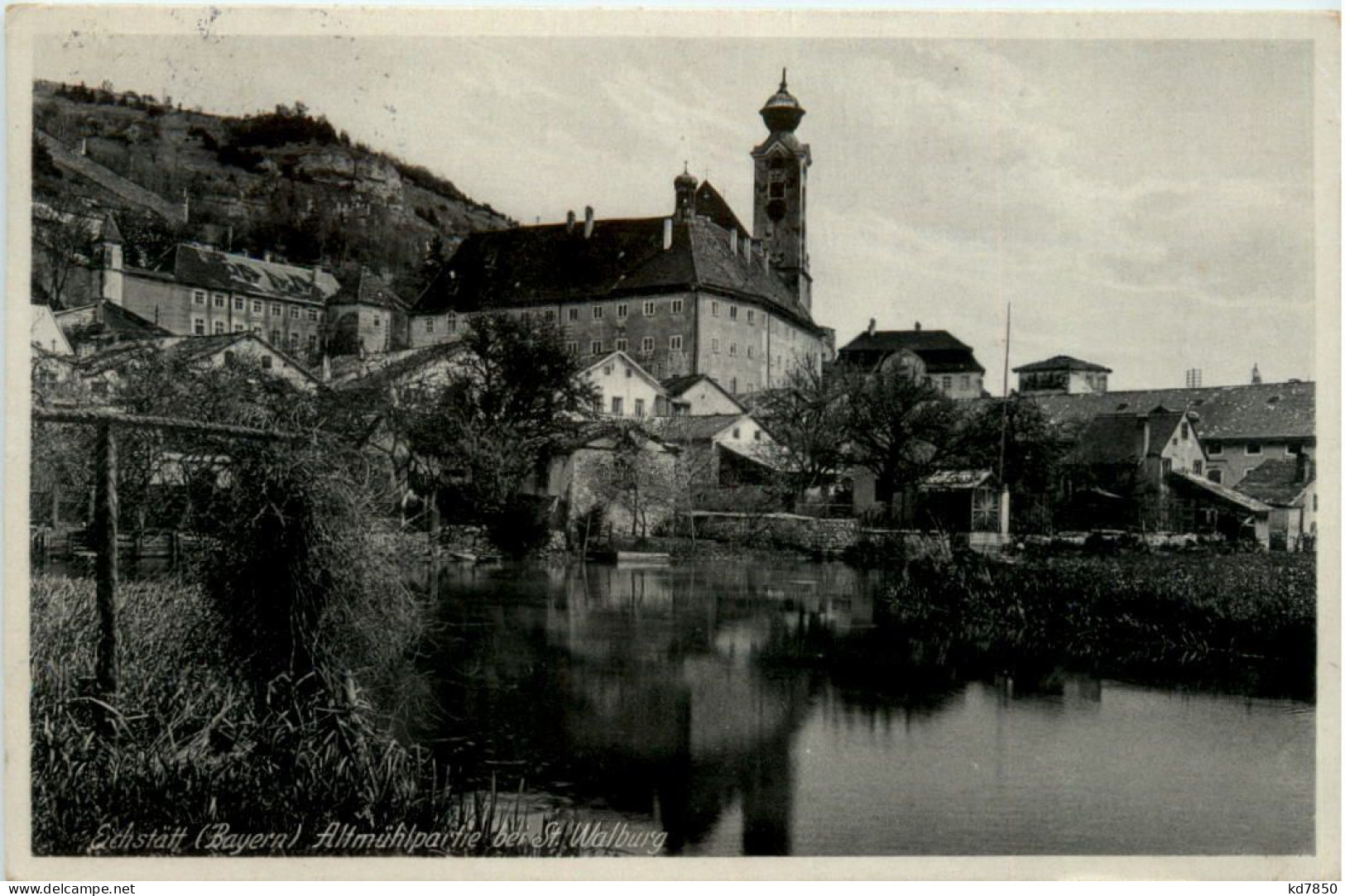 Eichstätt, Altmühlpartie Bei St. Walburg - Eichstätt