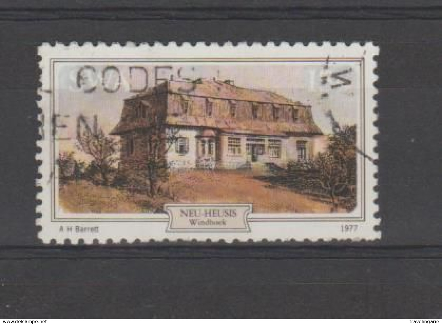 South West Africa 1977 Historical Houses 15 Cent Neu-Heusis Windhoek Used ° - Afrique Du Sud-Ouest (1923-1990)