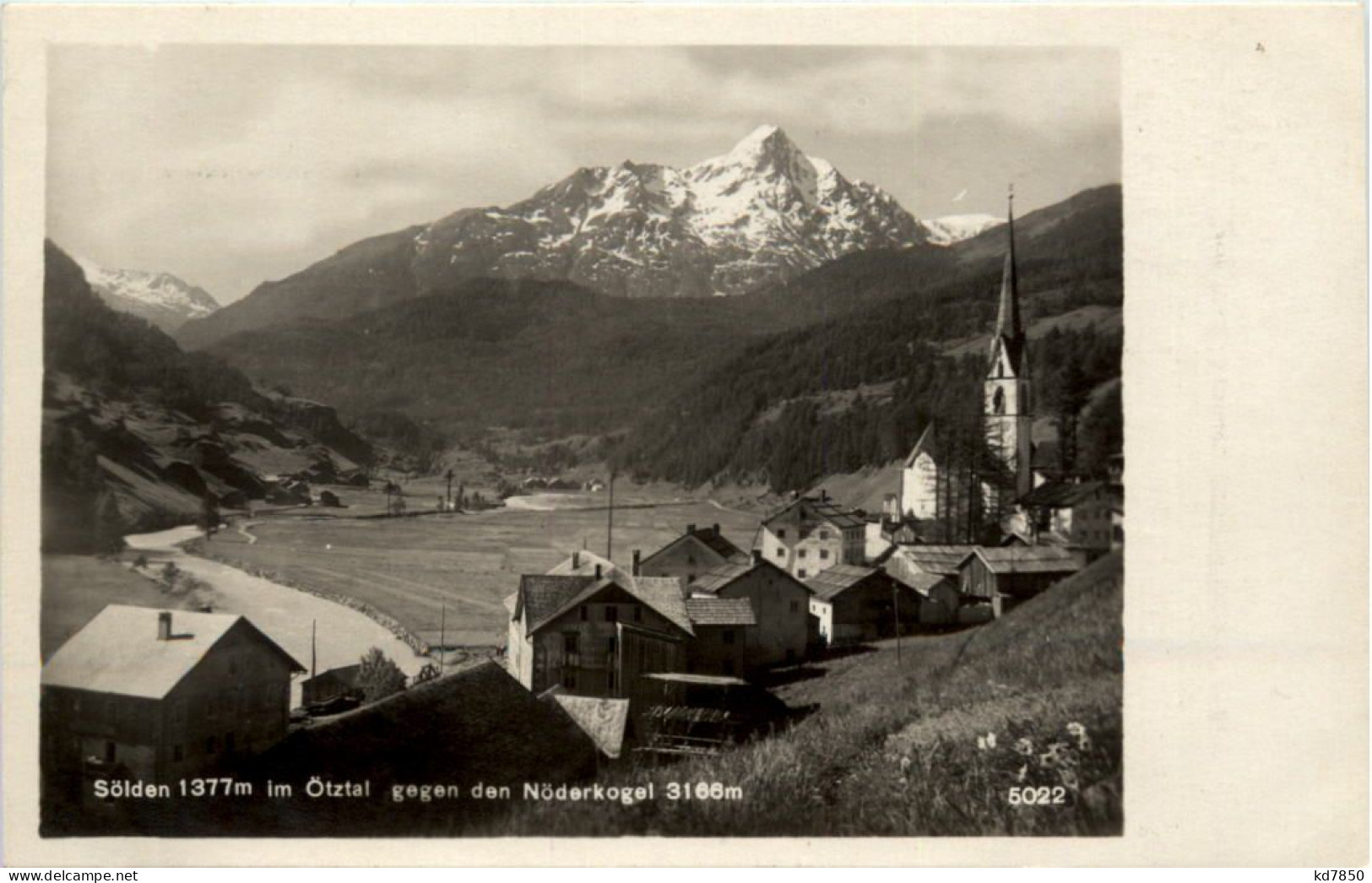 Sölden Im Ötztal Gegen Den Nöderkogel - Sölden