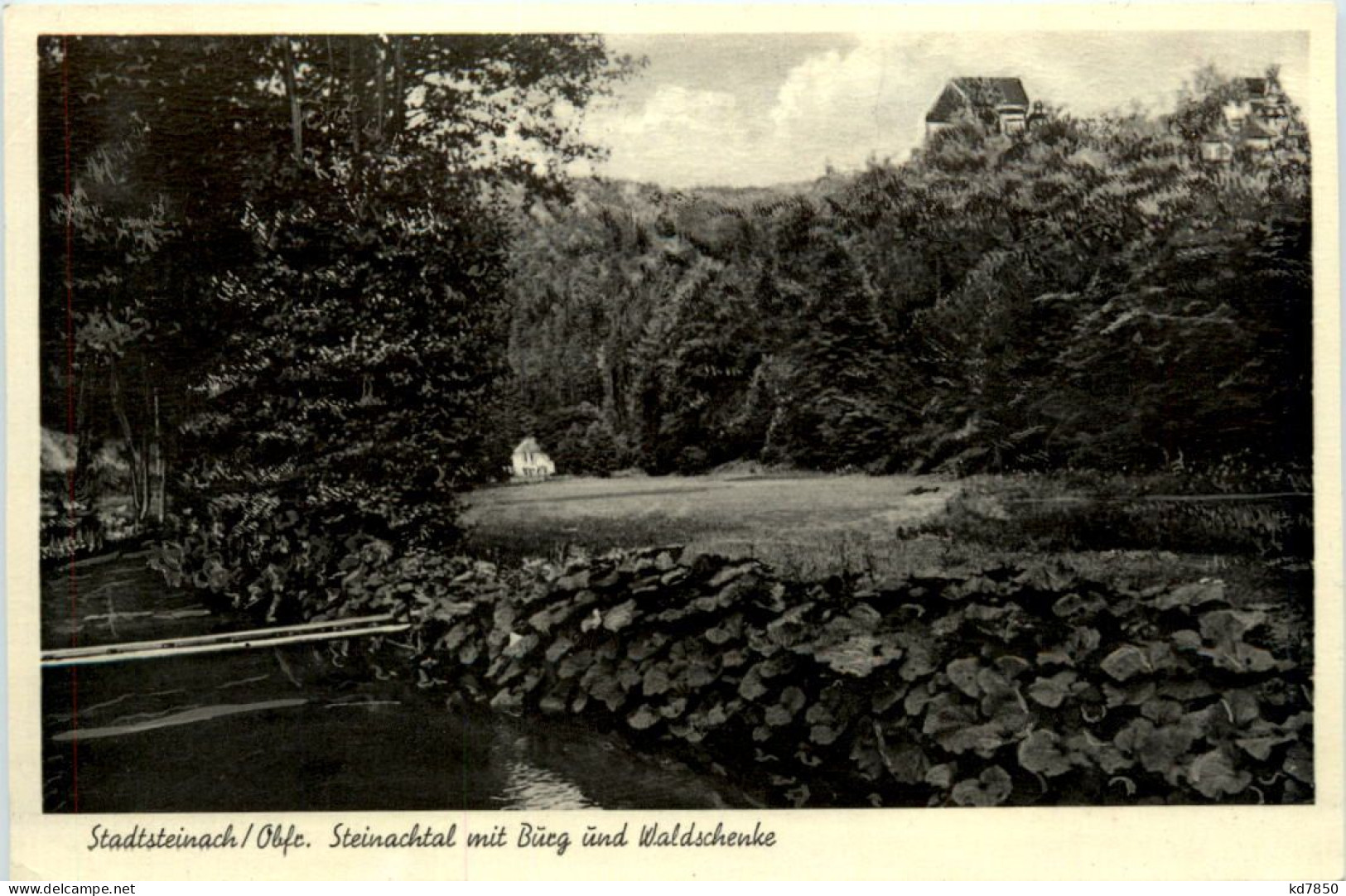 Stadtsteinach, Steinachtal Mit Burg Und Waldschenke - Kulmbach