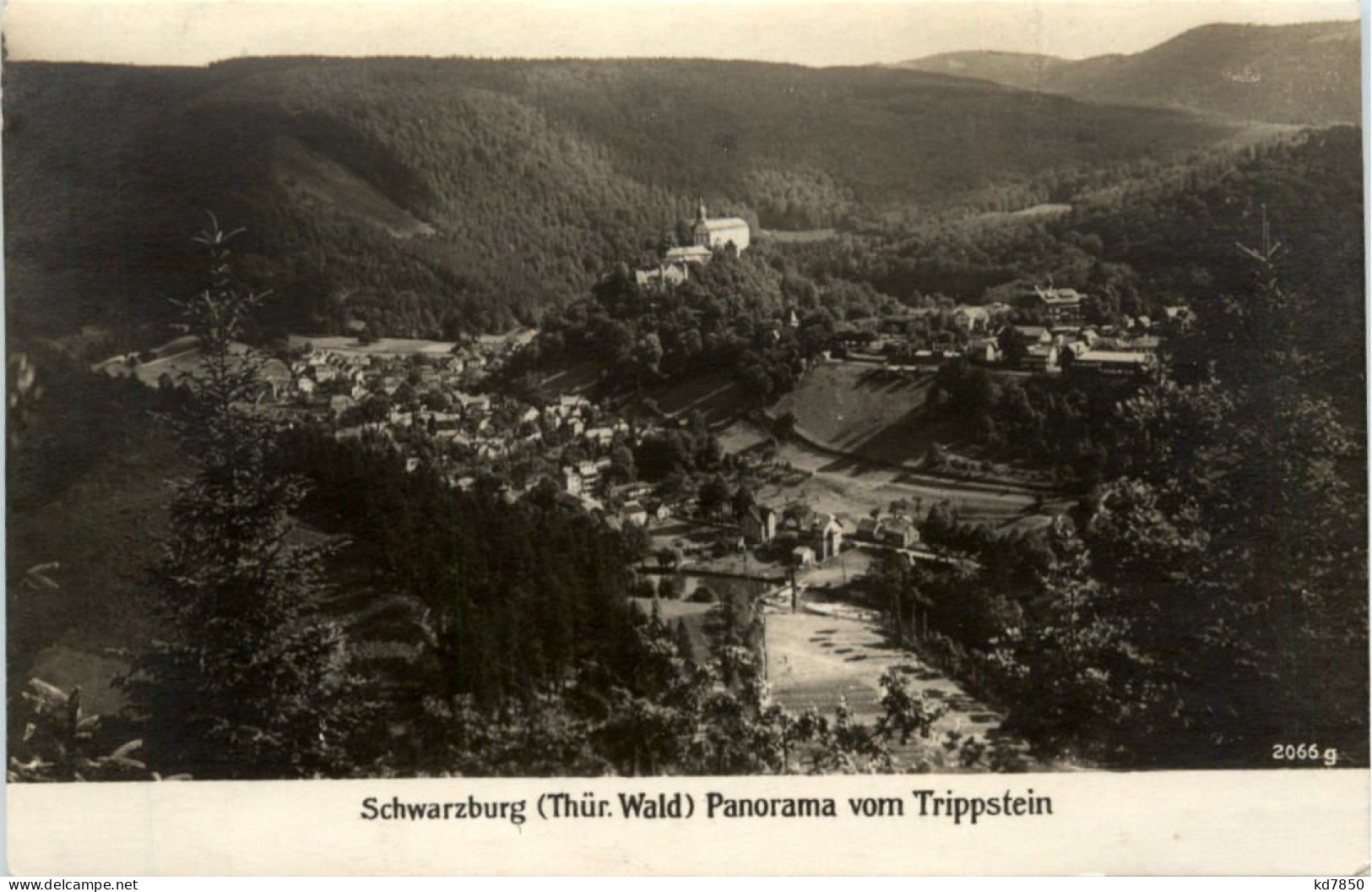 Schwarzburg, Panorama Vom Trippstein - Saalfeld