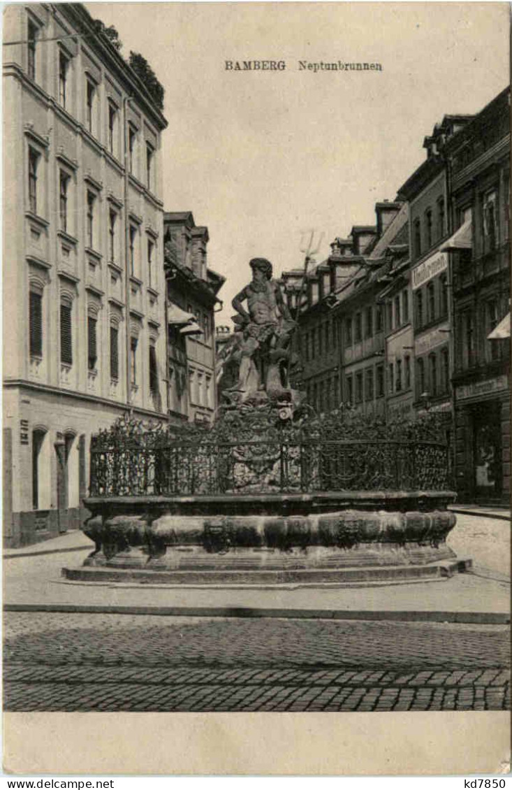 Bamberg, Neptunbrunnen - Bamberg