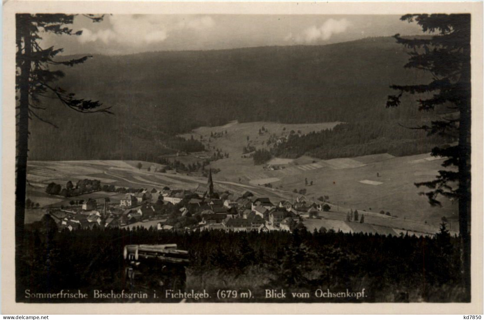 Sommerfrische Bischofsgrün I. Fichtelgeb., Blick Vom Ochsenkopf - Bayreuth