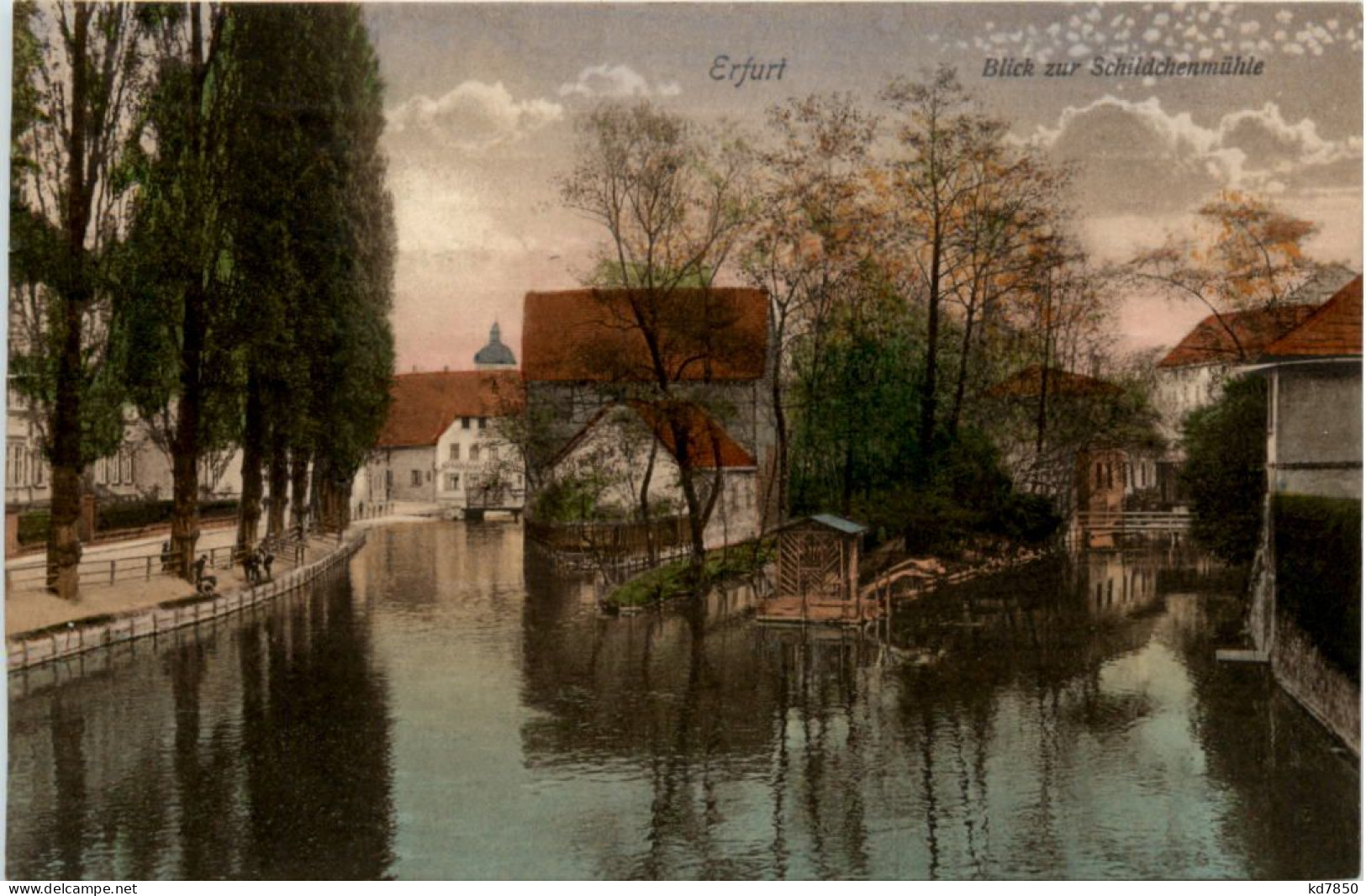 Erfurt, Blick Zur Schildchenmühle - Erfurt