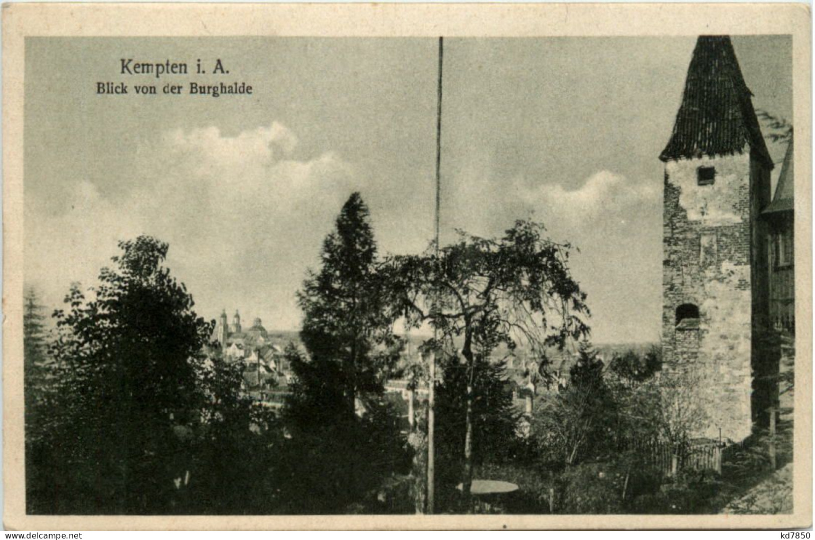 Kempten, Blick Von Der Burghalde - Kempten