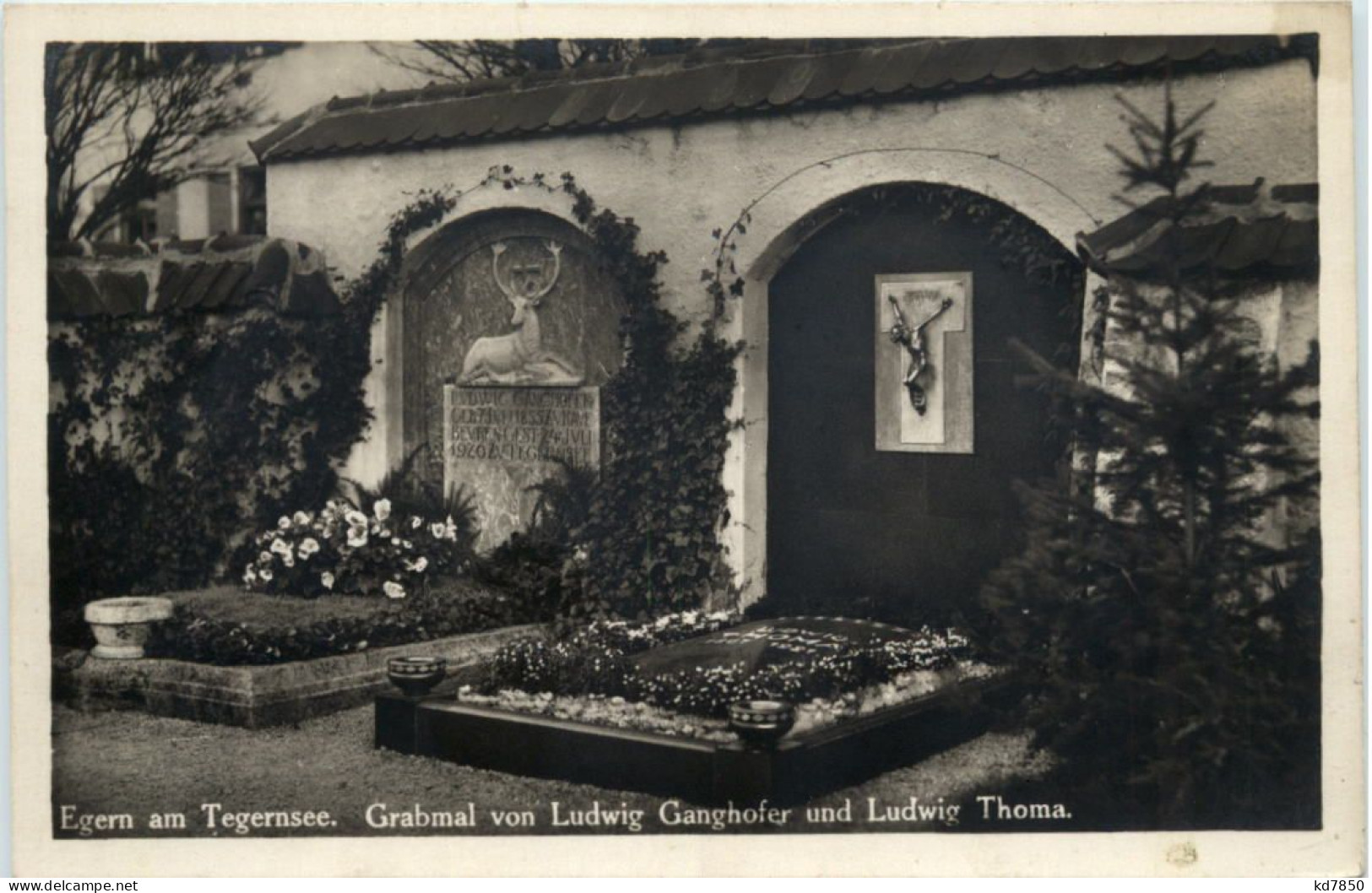 Egern Am Tegernsee, Grabmal Von Ludwig Ganghofer Und Ludwig Thoma - Miesbach
