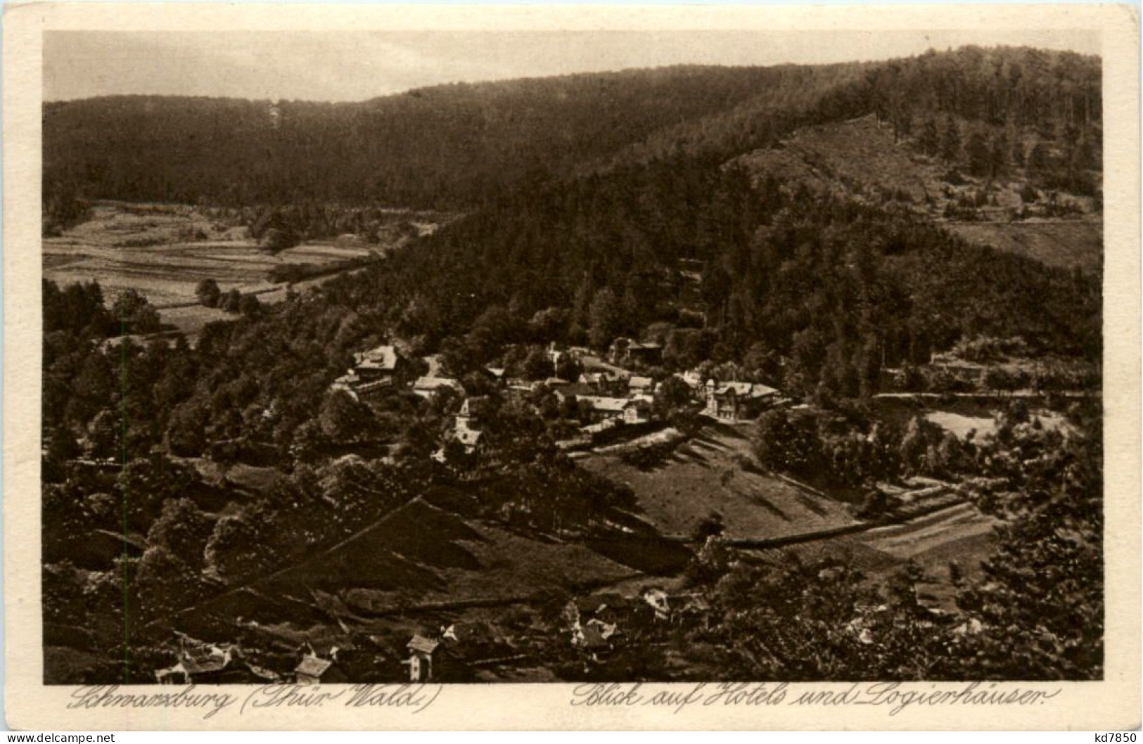 Schwarzburg, Blick Auf Hotels - Saalfeld