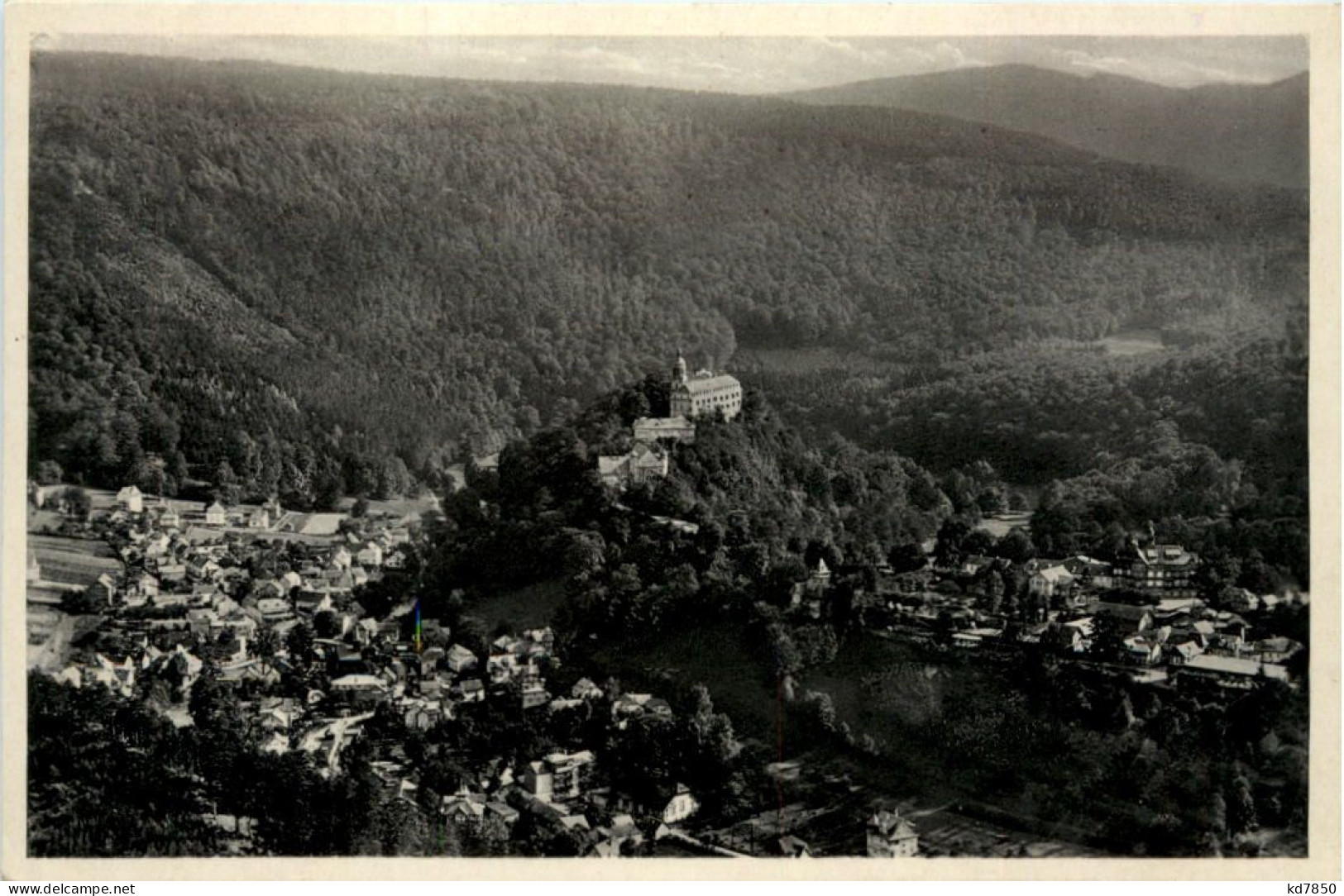 Blick Vom Trippsteinhäuschen Auf Schwarzburg - Saalfeld