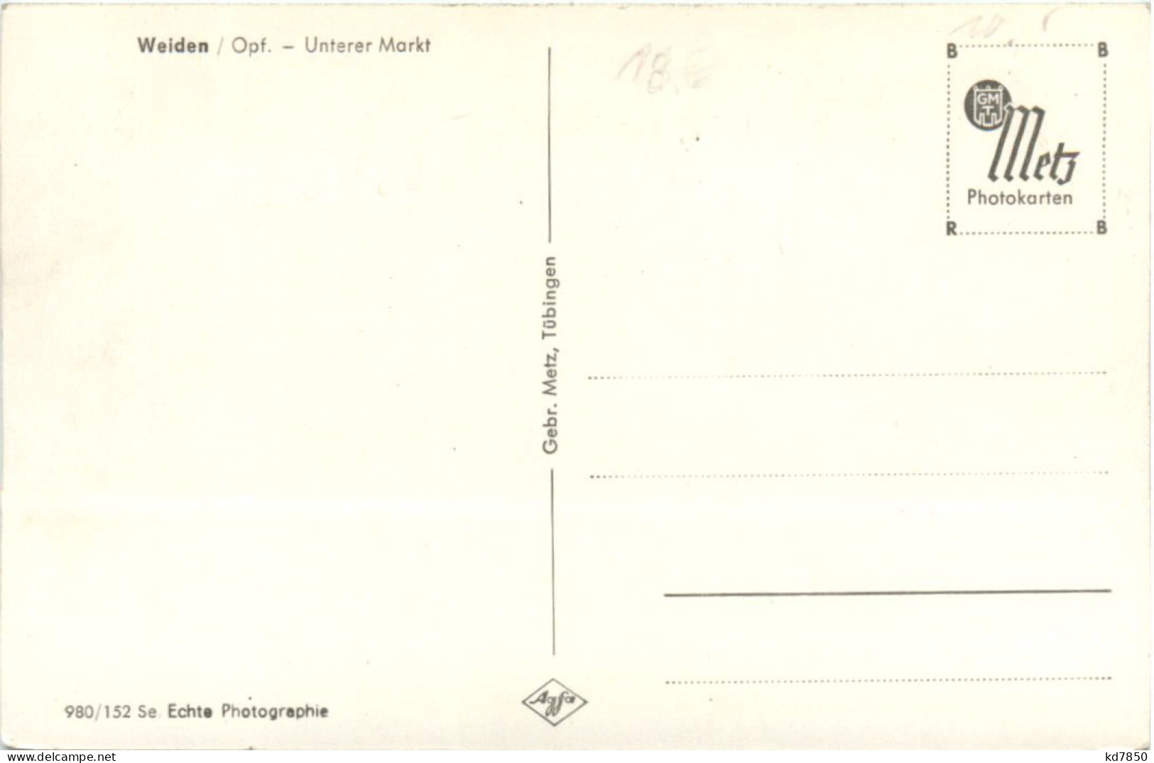 Weiden Opf., Unterer Markt - Weiden I. D. Oberpfalz