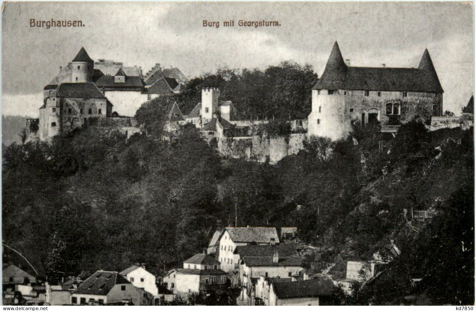 Burghausen, Burg Mit Georgsturm - Burghausen