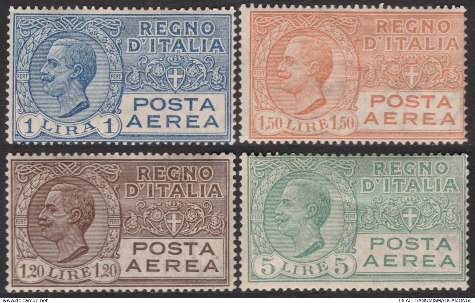 Italia / Italia 1926 Aereo 6/9 */MH Victor Emmanuel III - Final De Serie - 4 Se - Sonstige & Ohne Zuordnung