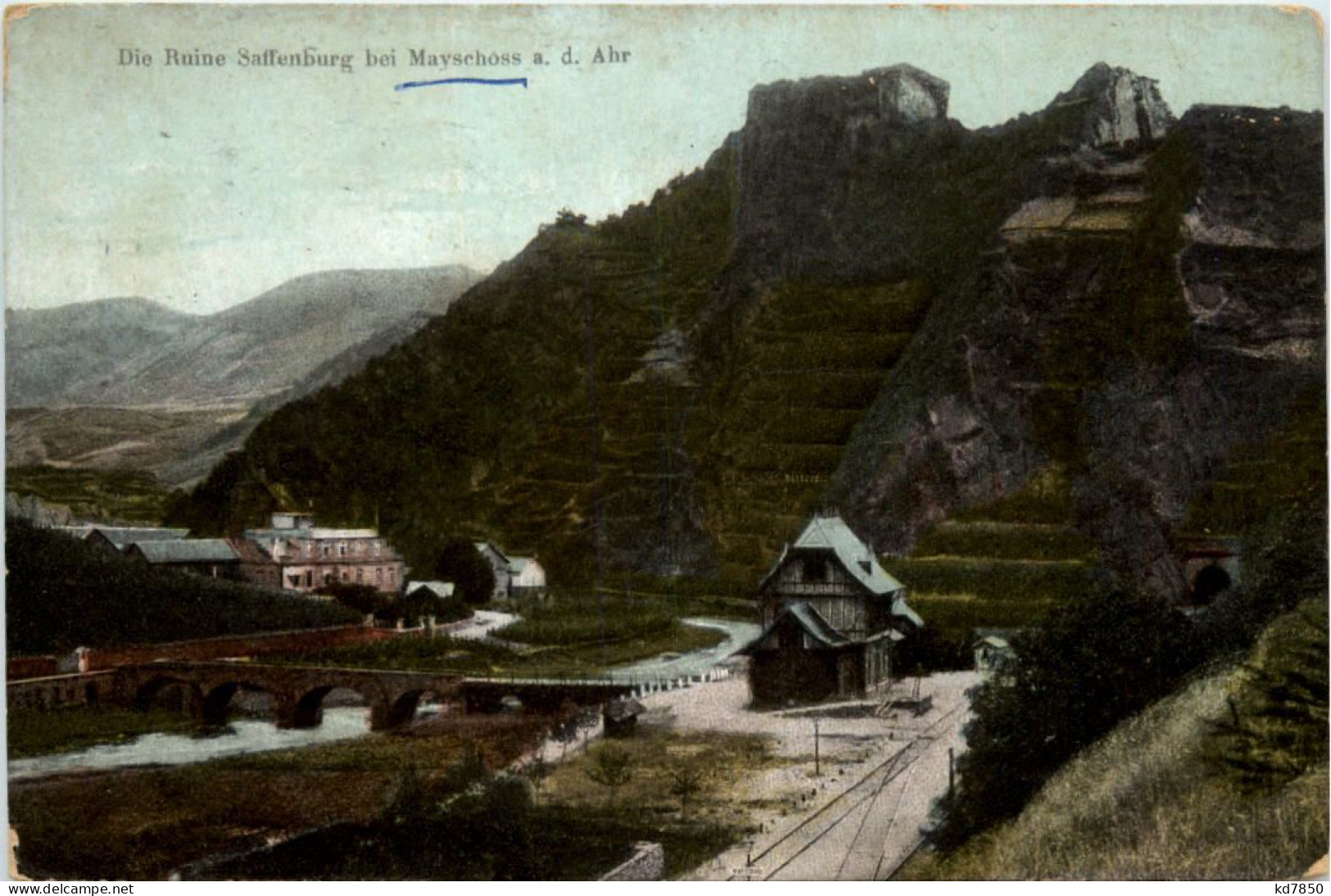 Die Ruine Saffenburg Bei Mayschoss - Bad Neuenahr-Ahrweiler