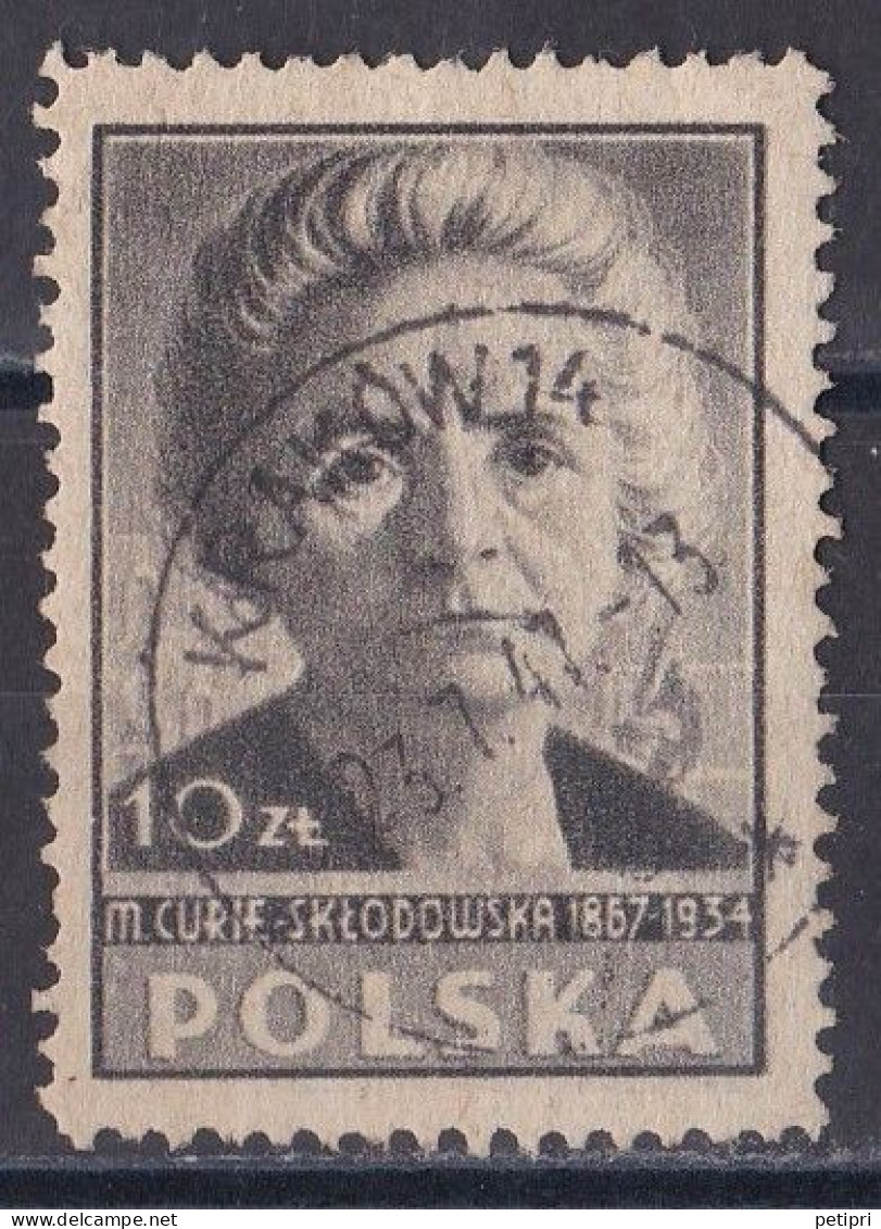 Pologne - République 1944 - 1960   Y & T N °  491  Oblitéré - Gebruikt