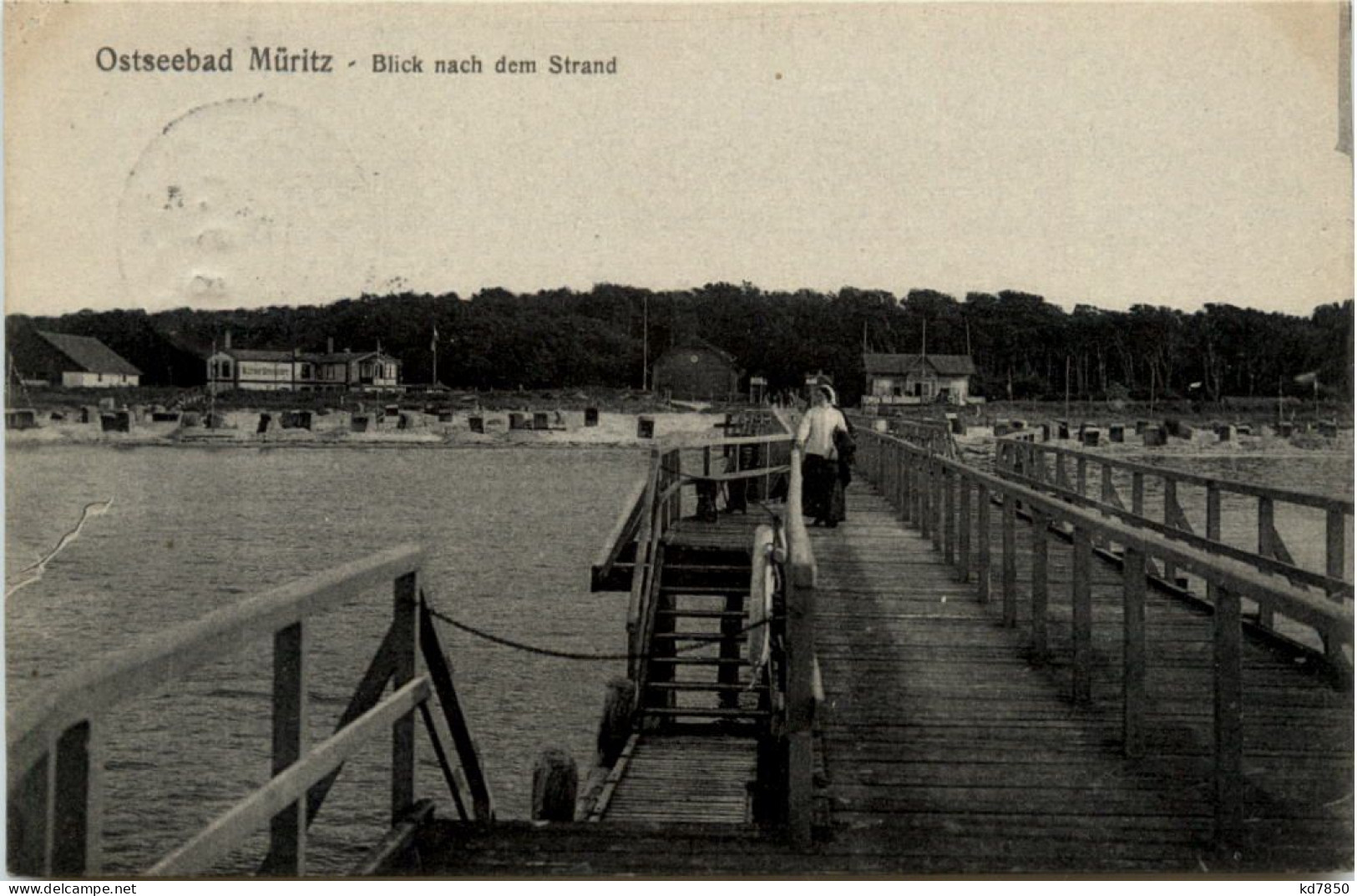 Ostseebad Müritz, Blick Nach Dem Strand - Waren (Mueritz)