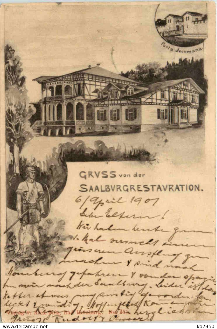 Gruss Von Der SaalburgrestaurationSaale-Orla - Ebersdorf