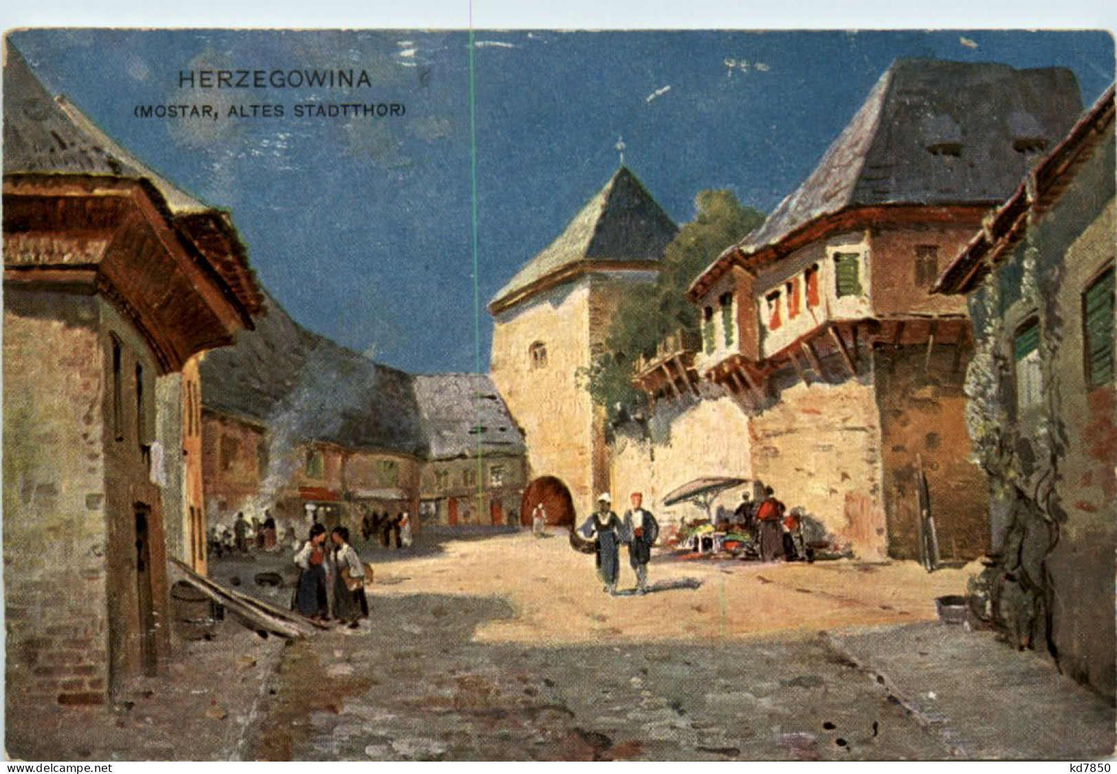 Herzogowina - Mostar Altes Stadtthor - Bosnia Erzegovina