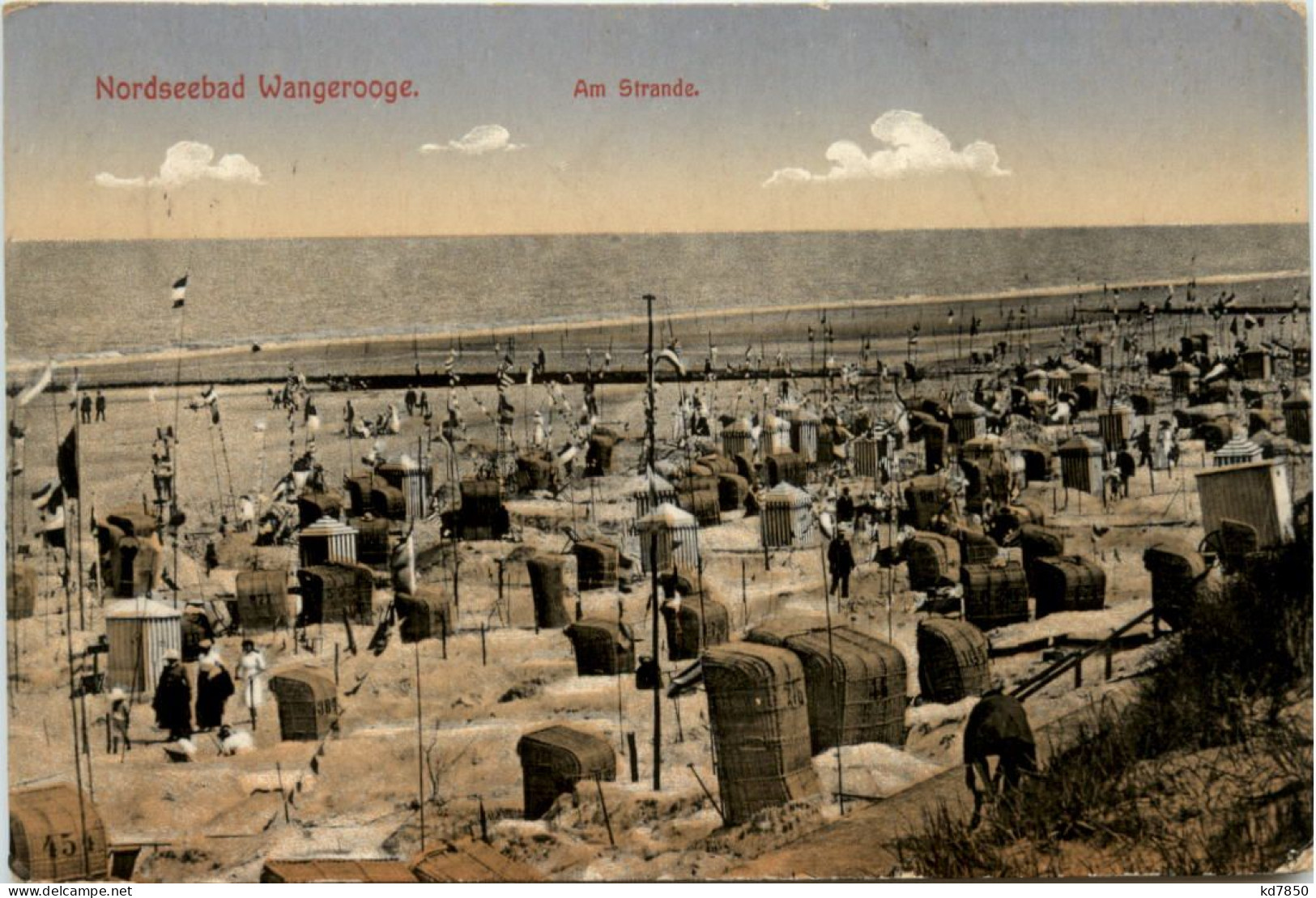 Wangerooge - Am Strande Feldpost Marine - Wangerooge