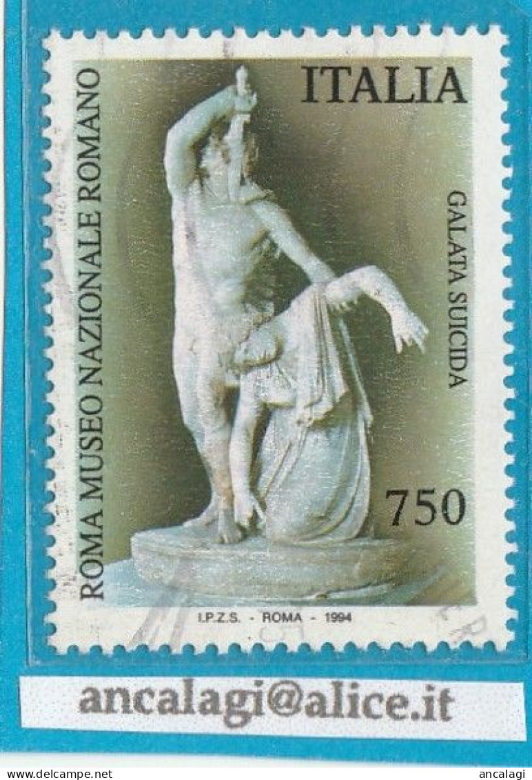 USATI ITALIA 1994 - Ref.0701 "MUSEO NAZIONALE ROMANO" 1 Val. - - 1991-00: Gebraucht