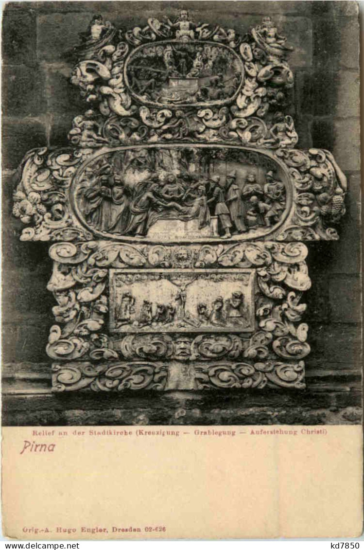 Pirna, Relief Der Stadtkirche - Pirna