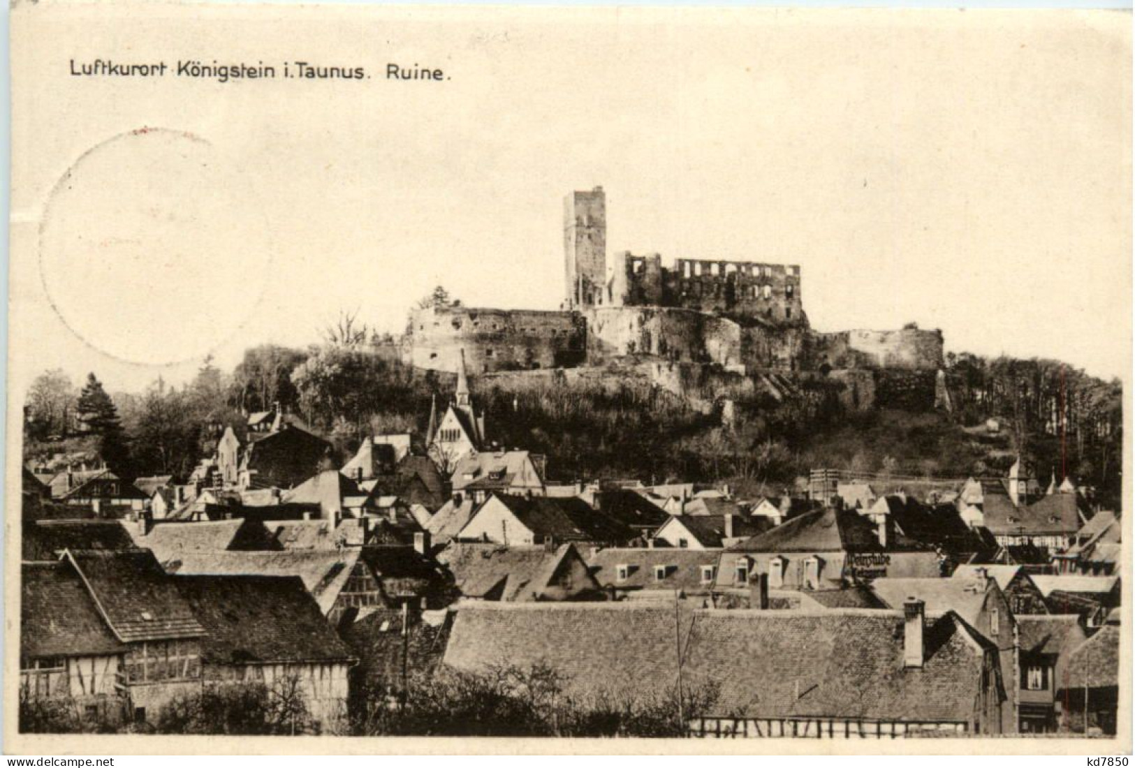 Kurort Königstein I. Taunus, Ruine - Koenigstein