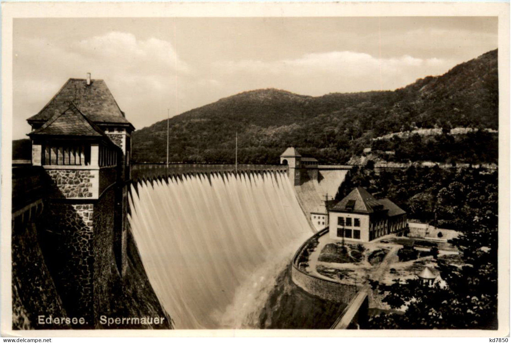 Edersee, Sperrmauer - Edersee (Waldeck)