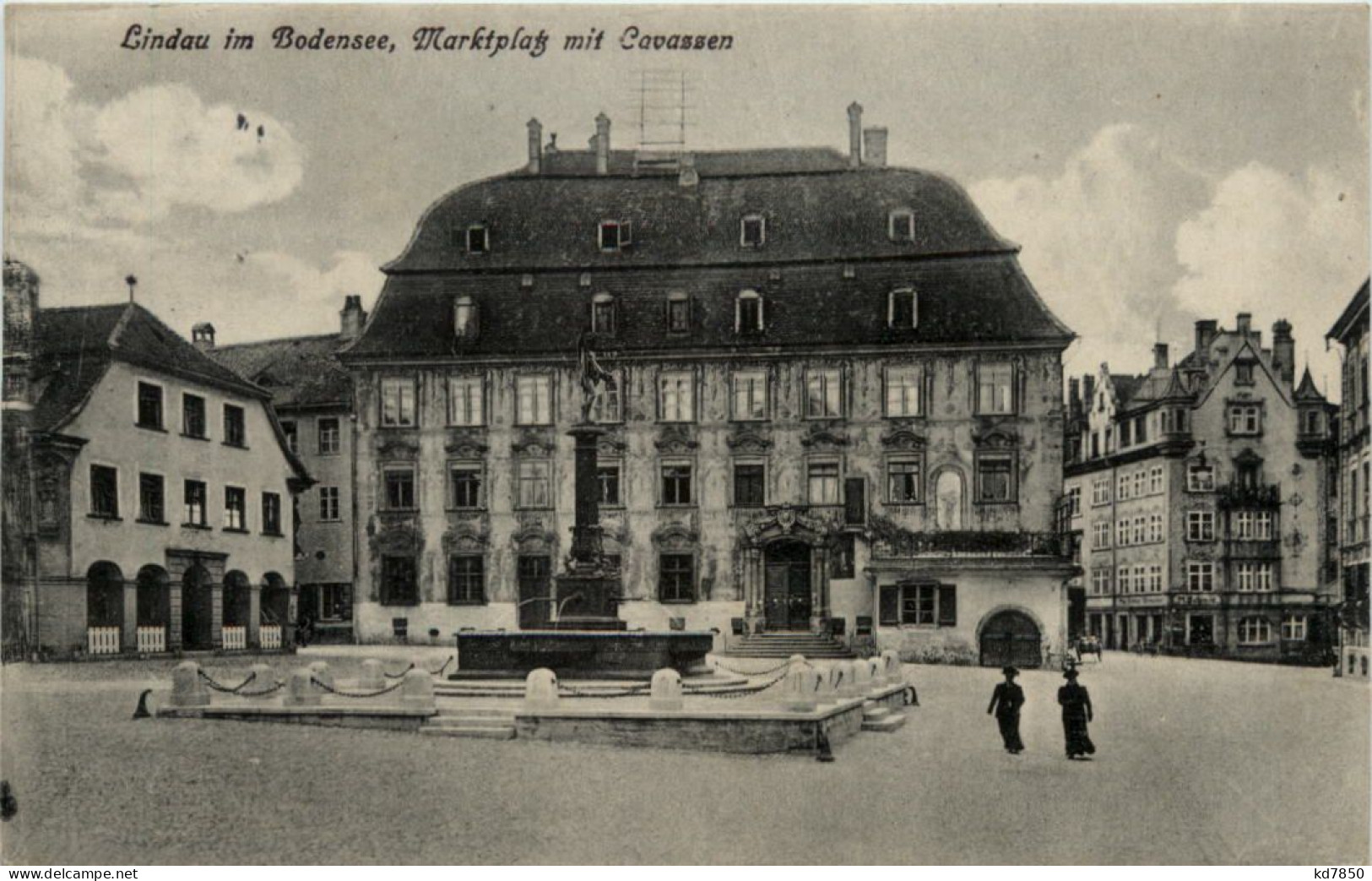 Lindau - Marktplatz Mit Cavazzen - Lindau A. Bodensee