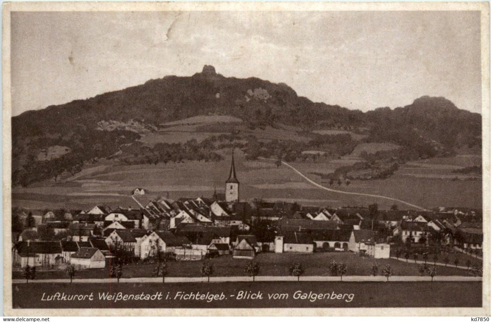 Kurort Weissenstadt I. Fichtelgeb., Blick Vom Galgenberg - Wunsiedel