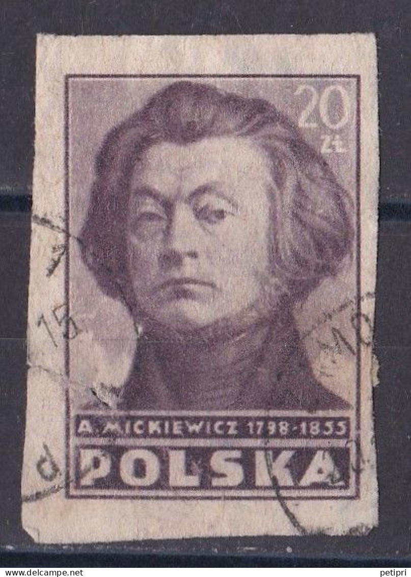 Pologne - République 1944 - 1960   Y & T N °  497  Oblitéré - Oblitérés