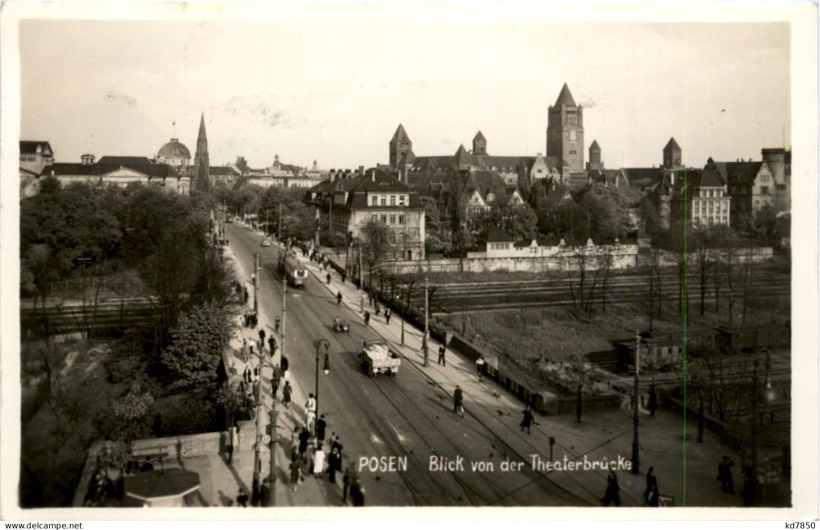 Posen - Blick Von Der Theaterbrücke - Posen