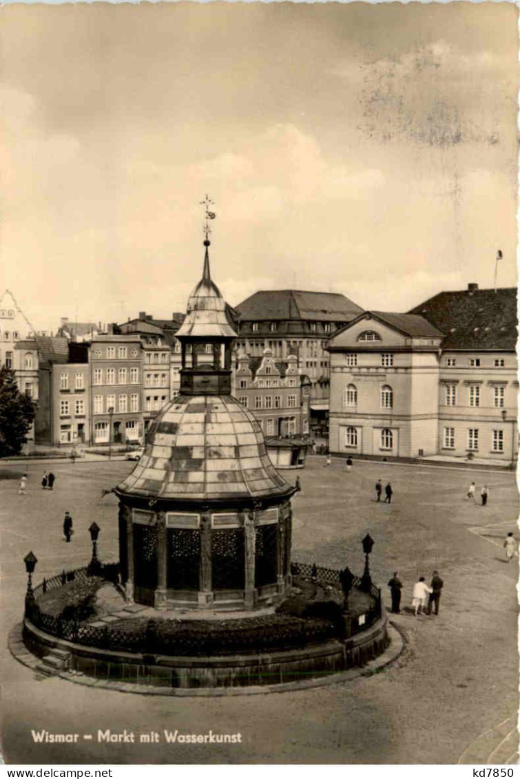 Wismar, Markt Mit Wasserkunst - Wismar