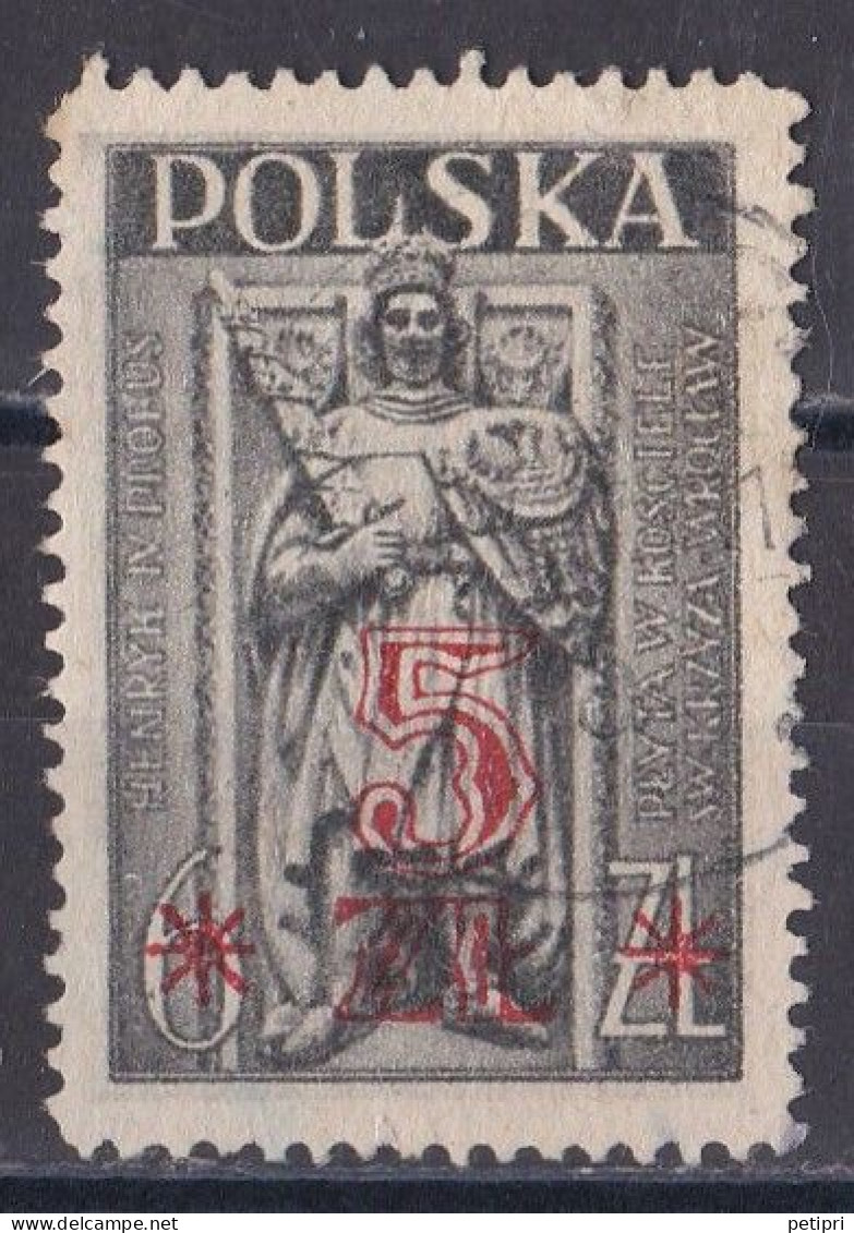 Pologne - République 1944 - 1960   Y & T N °  499  Oblitéré - Used Stamps