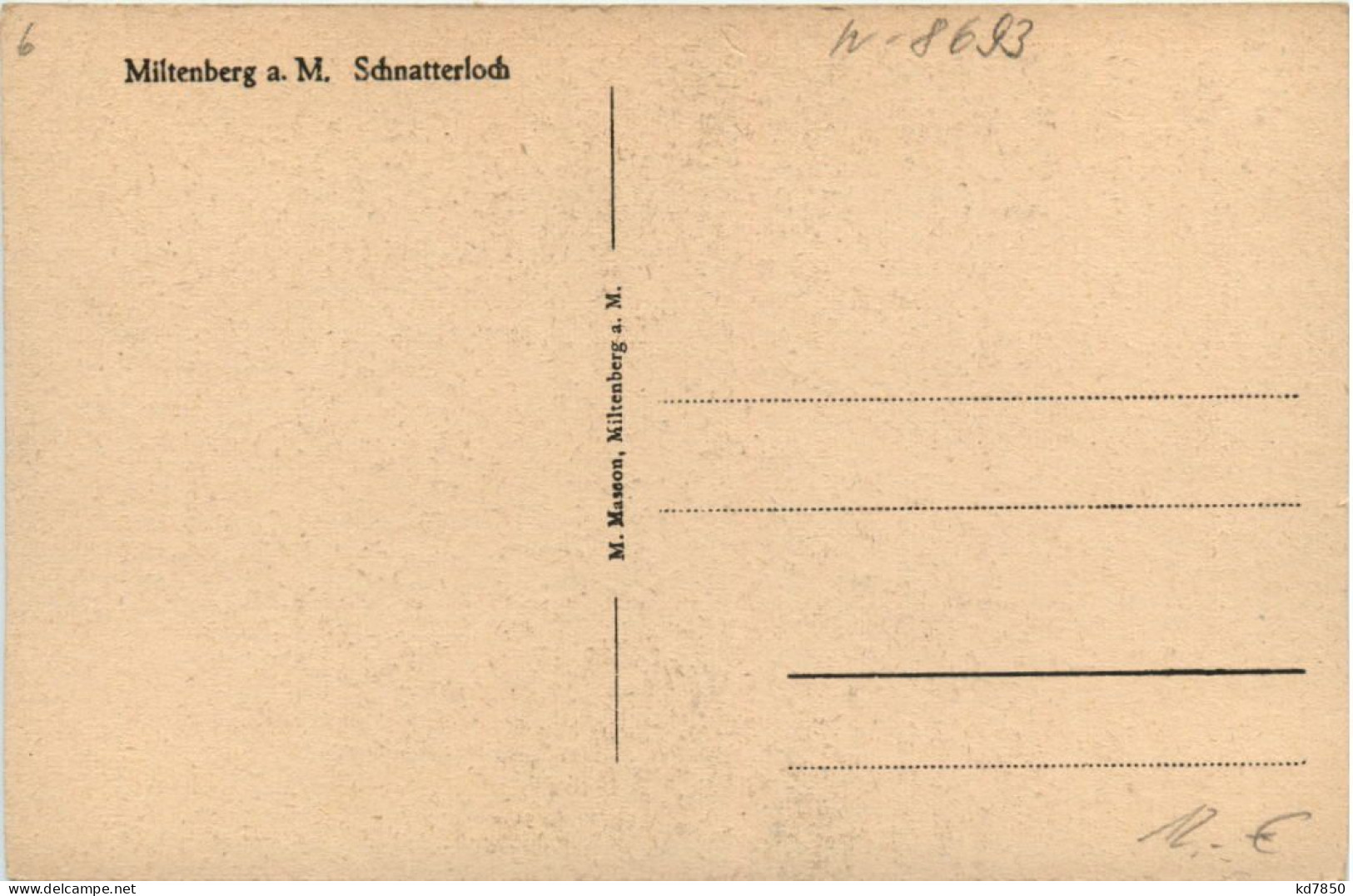 Miltenberg A. M., Schnatterloch - Miltenberg A. Main