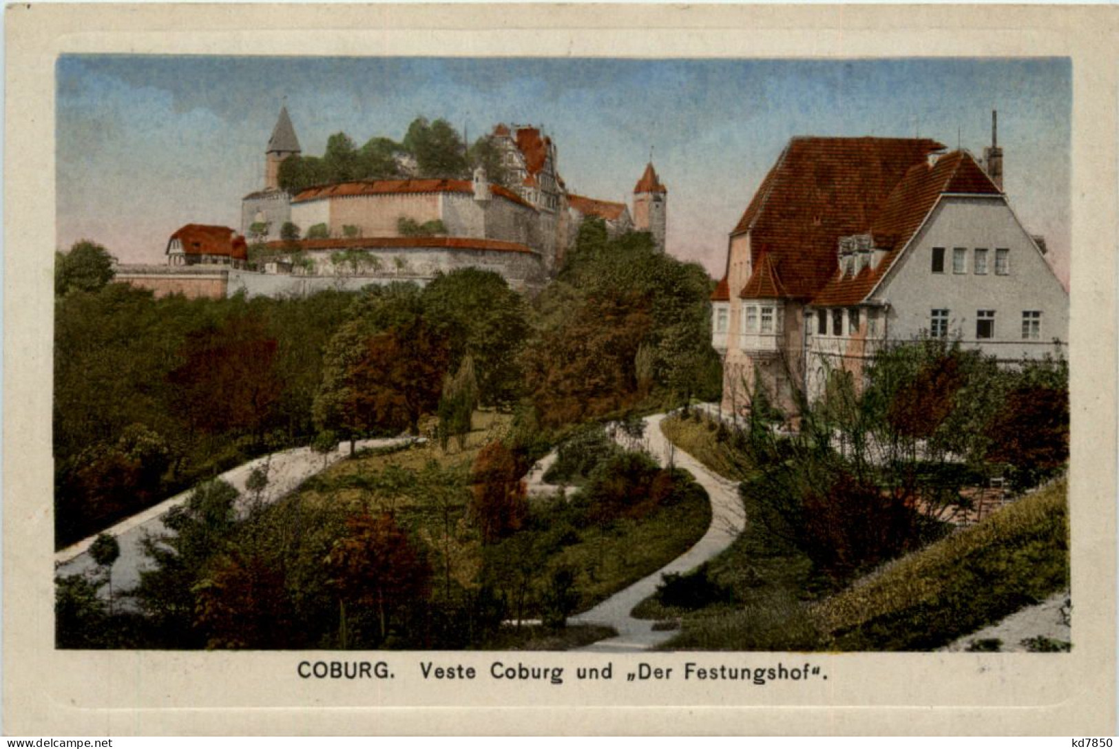 Coburg, Veste Coburg Und Der Festungshof - Coburg