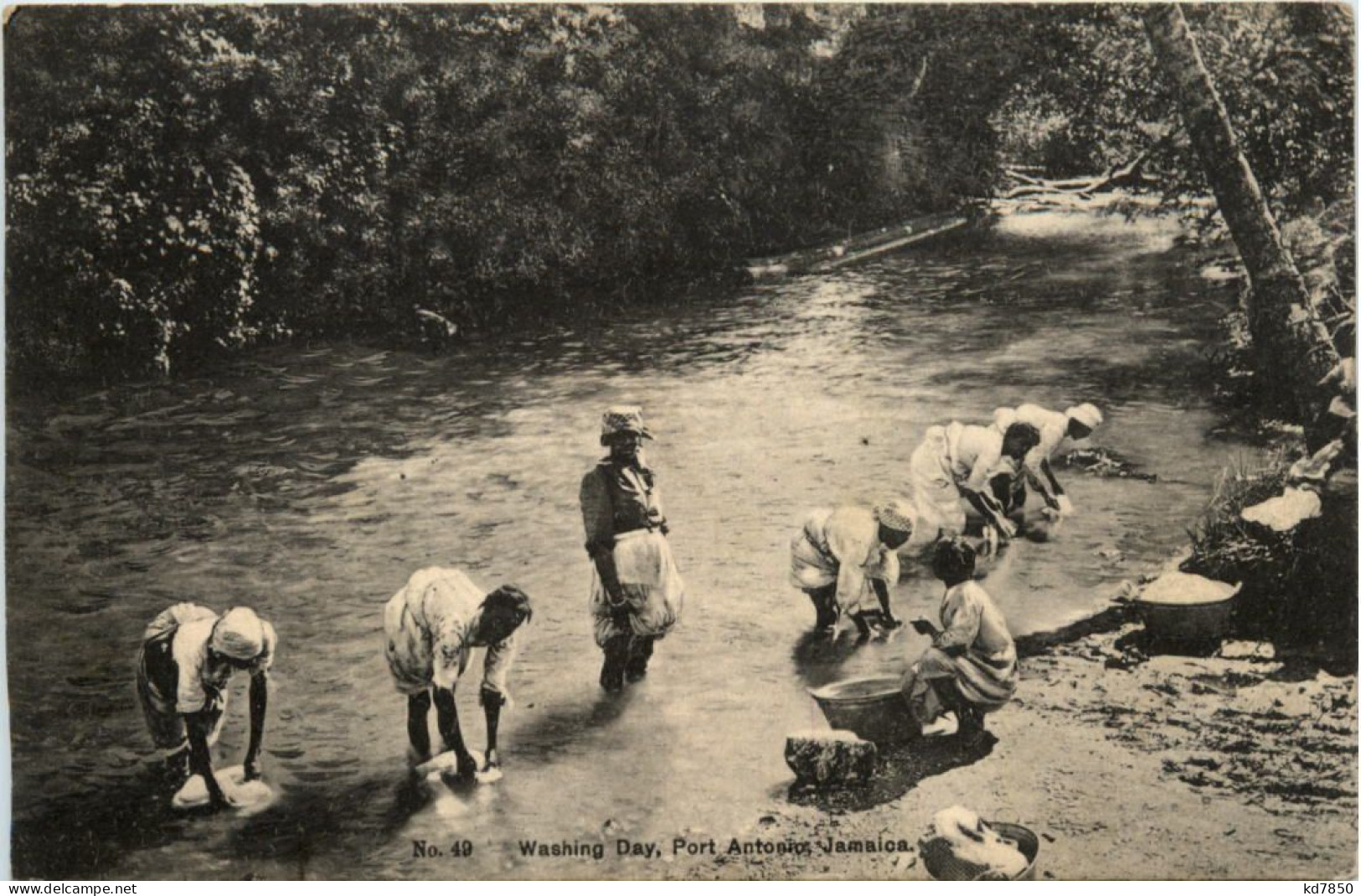 Jamaica - Port Amtonio - Washing Day - Giamaica