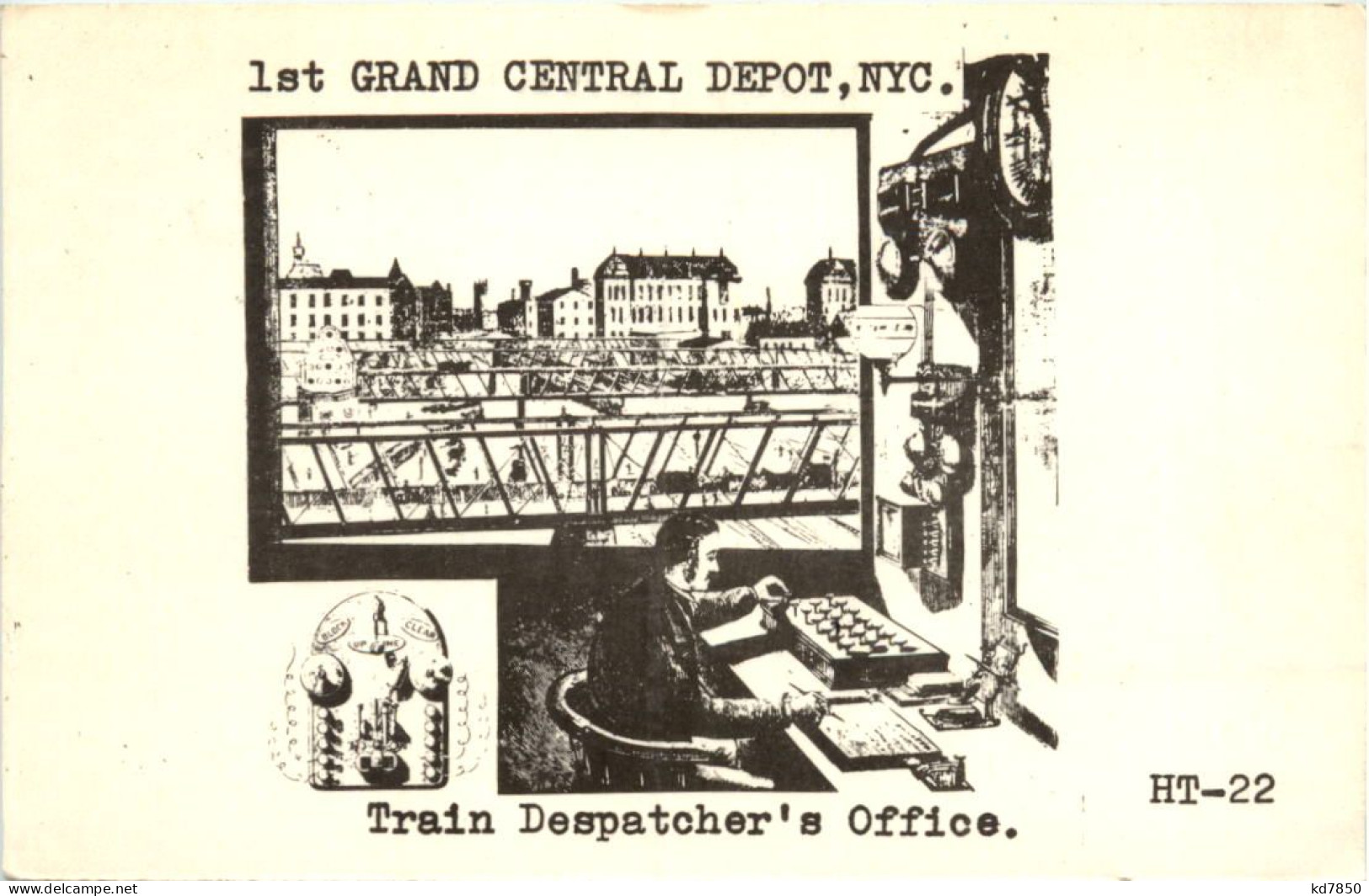 New York - 1st Grand Central Depot - Andere & Zonder Classificatie