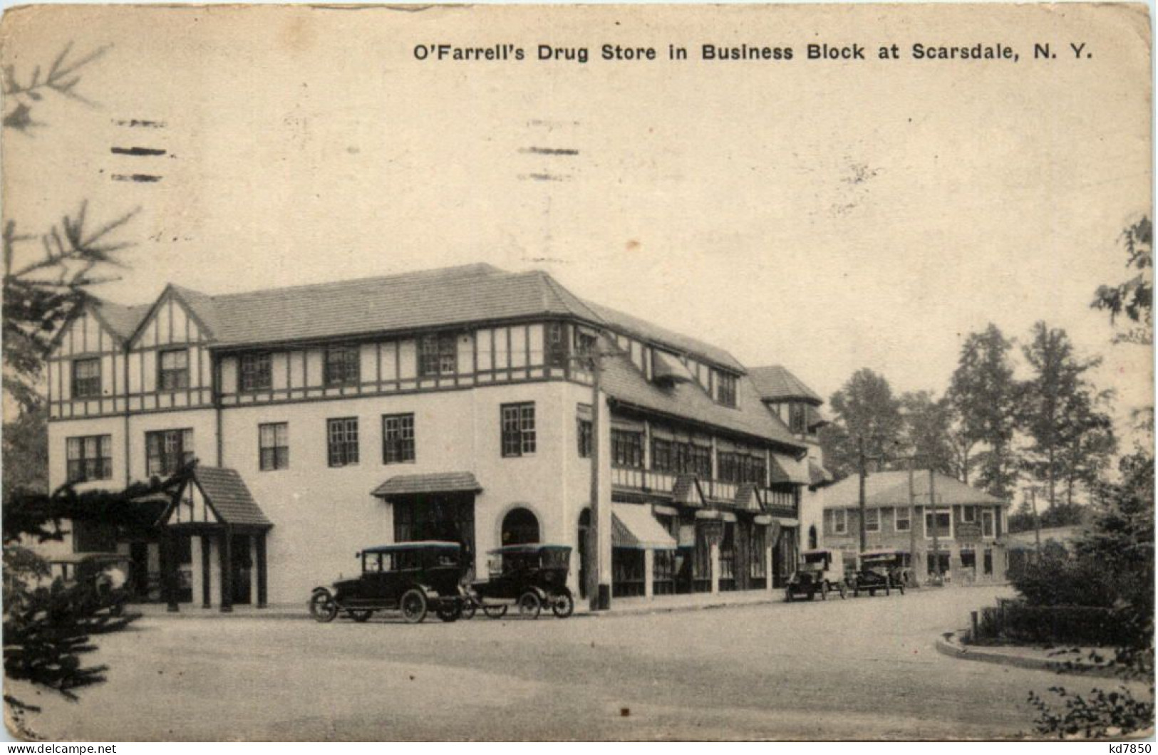 Scarsdale - O Farrells Drug Store In Business Block - Andere & Zonder Classificatie