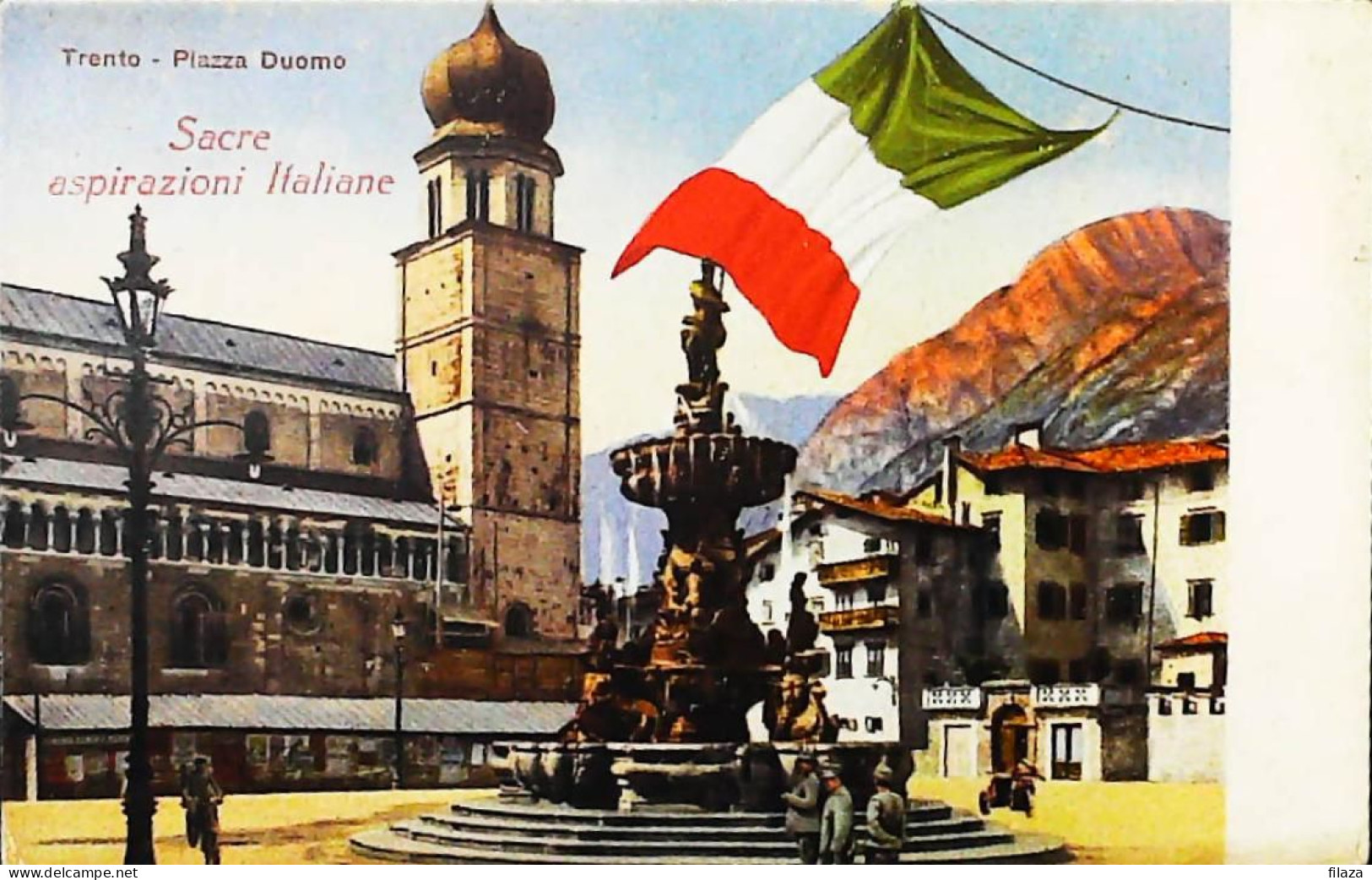 ITALIA - OCCUPAZIONI- TRENTO E TRIESTE 1918 Cartolina Da TRENTO - S6337 - Trente & Trieste