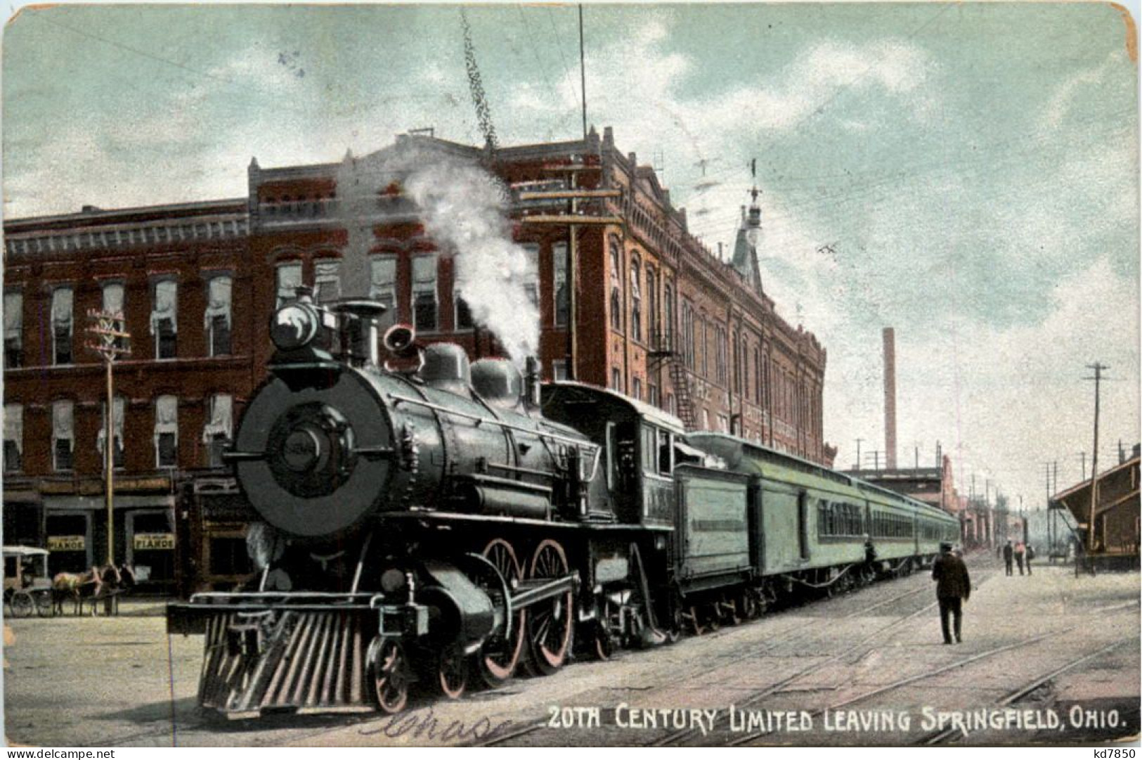 20th Century Limited Leaving Springfield Railway - Altri & Non Classificati