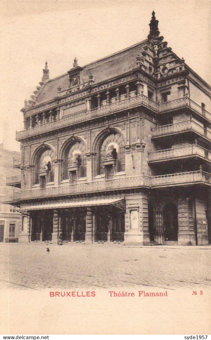 Bruxelles Théâtre Flamand - Monuments, édifices