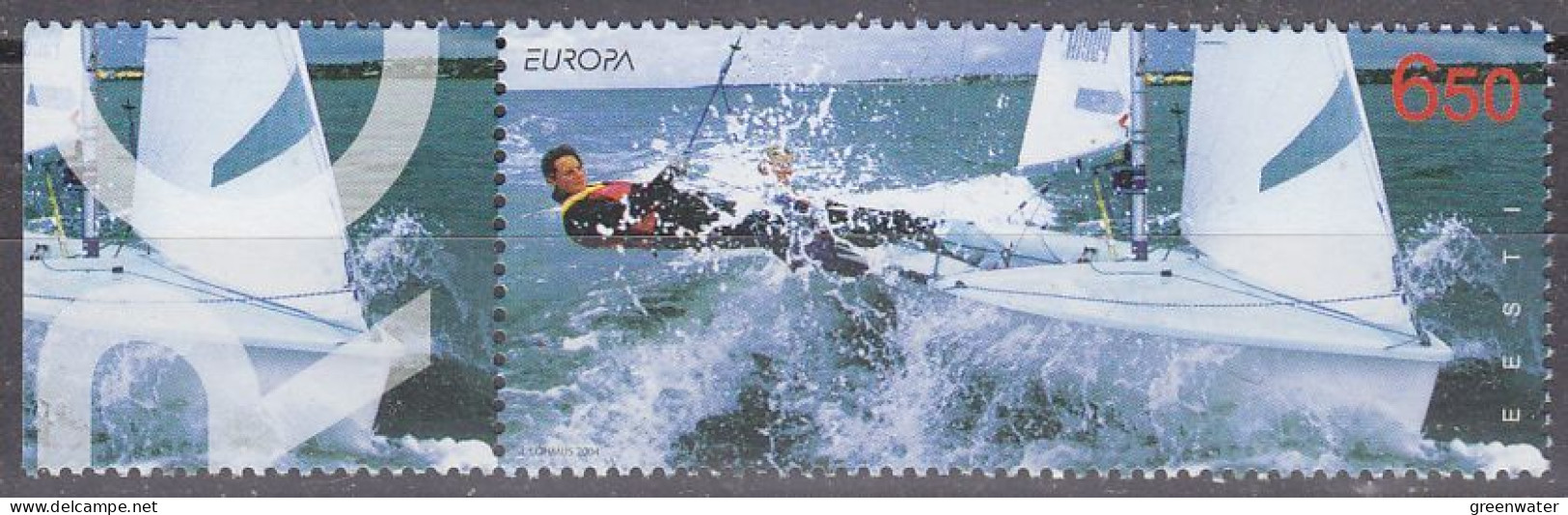 Europa Cept 2004  Estonia 1v + Label ** Mnh (59547) Rock Bottom - 2004